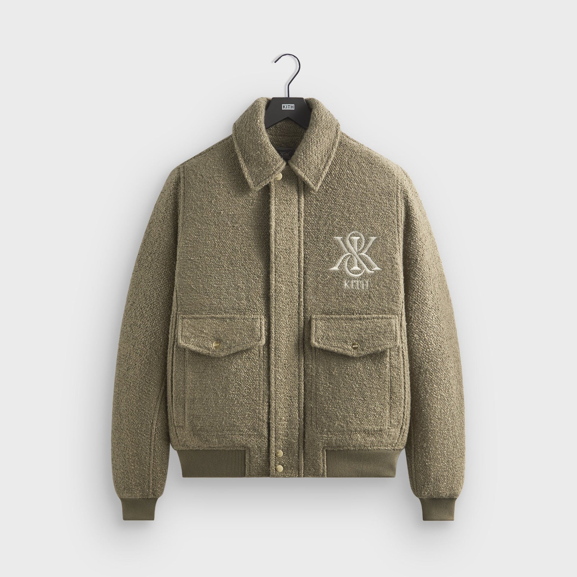 Kith Boucle Hawthorne Flight Jacket - Palomino