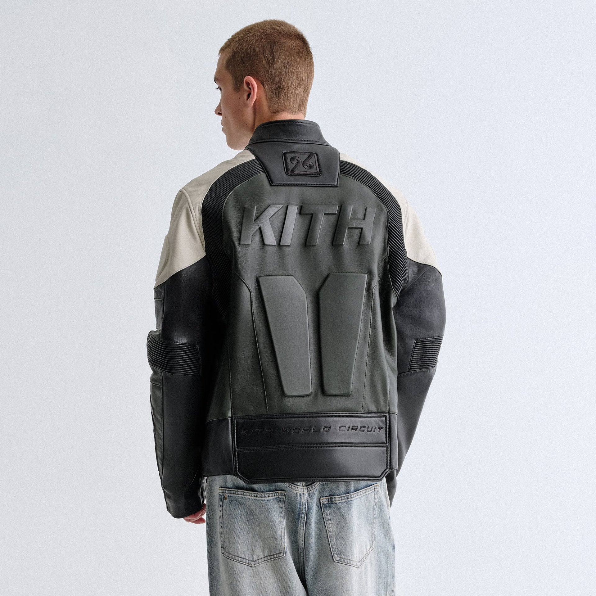 Kith Leather Wayne Moto Jacket - Stadium