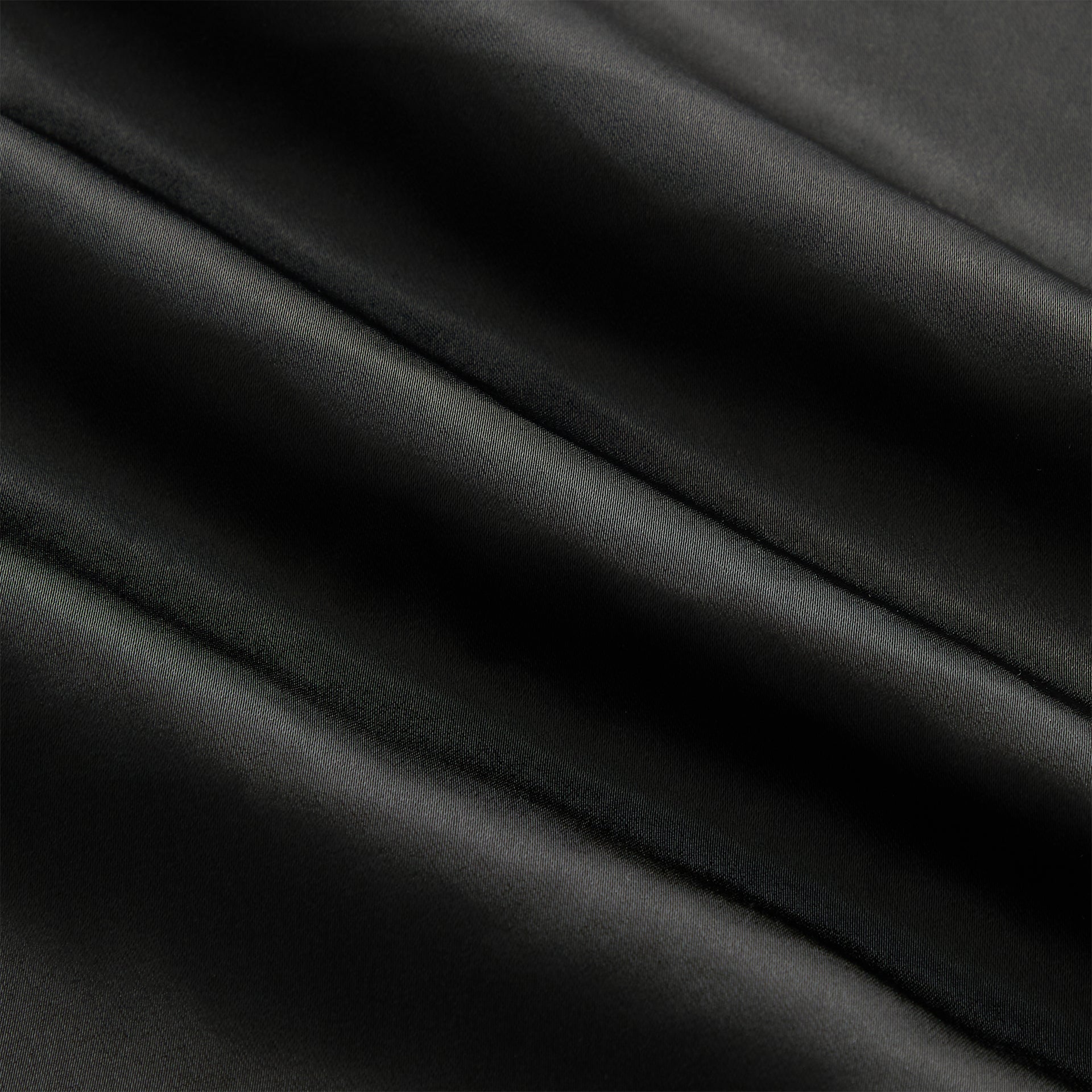 &Kin Vance Satin Bomber Jacket - Black