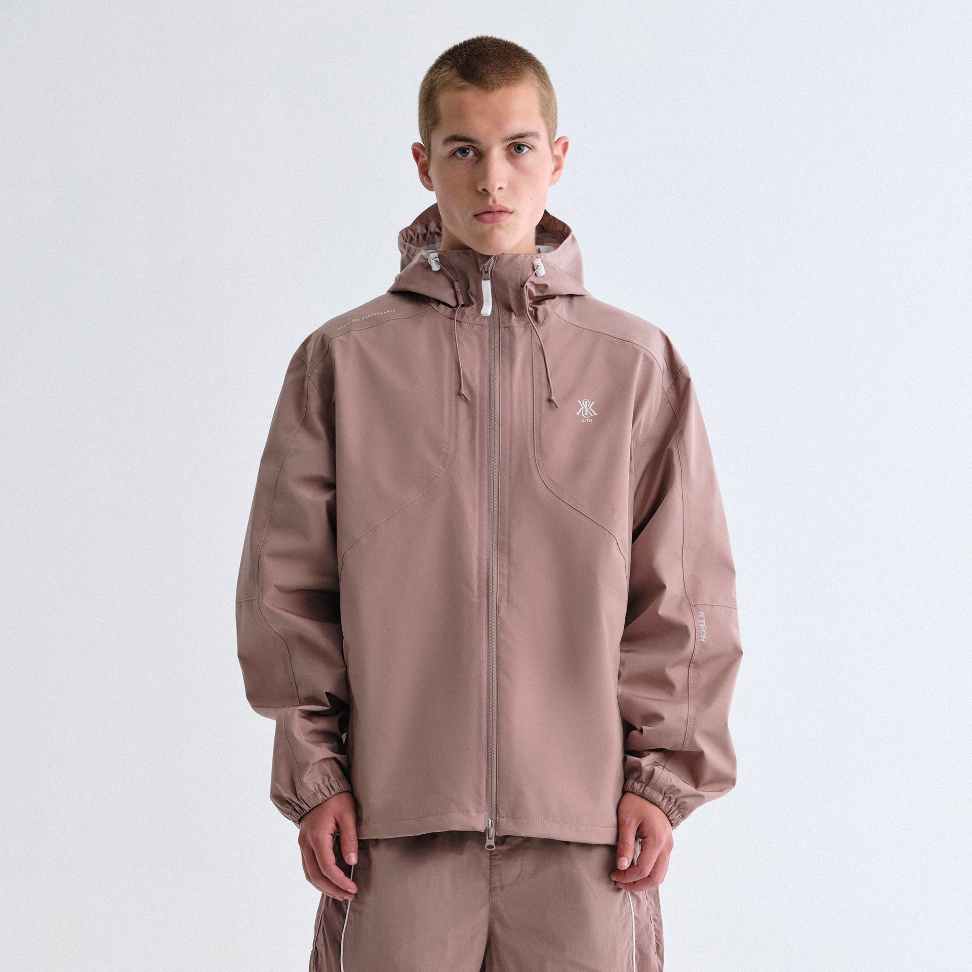 Kith Bonded Nylon Bolt Jacket - Dusty Mauve