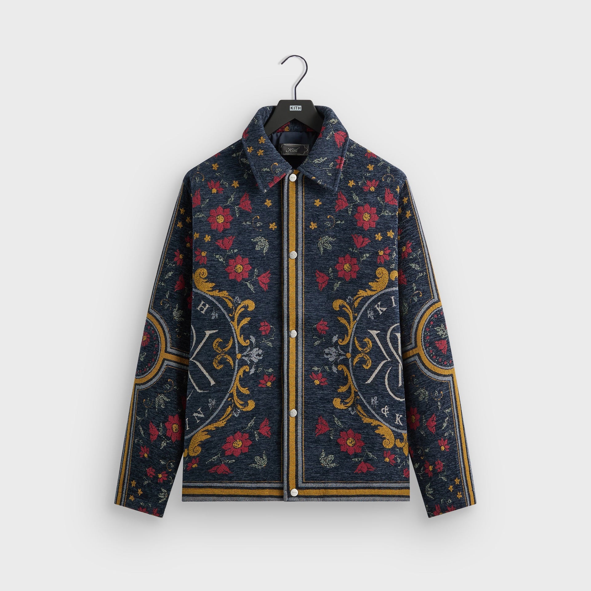 Kith Scarf Tapestry Coaches Jacket - Nocturnal