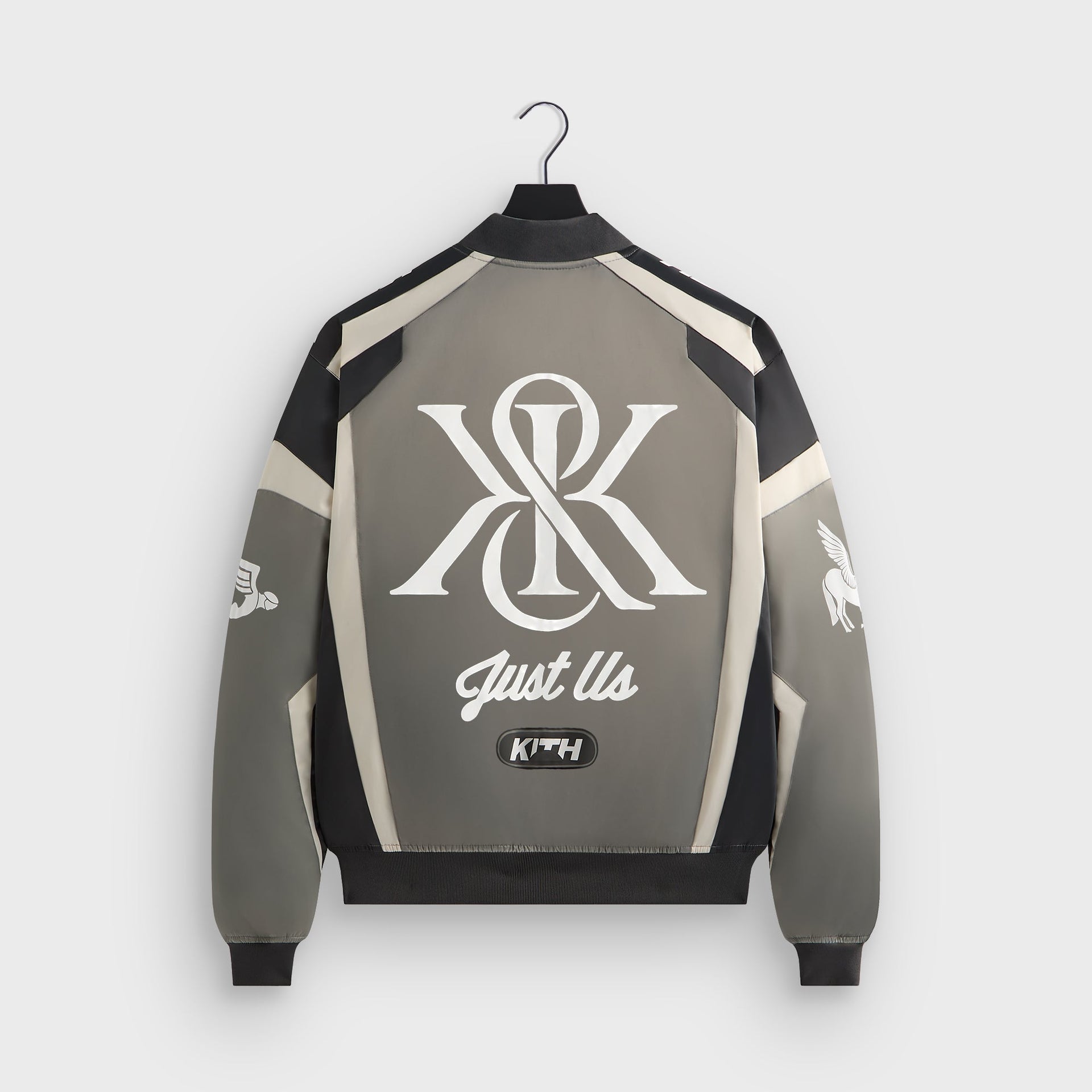 Kith Racing Nylon Bomber Jacket - Steel