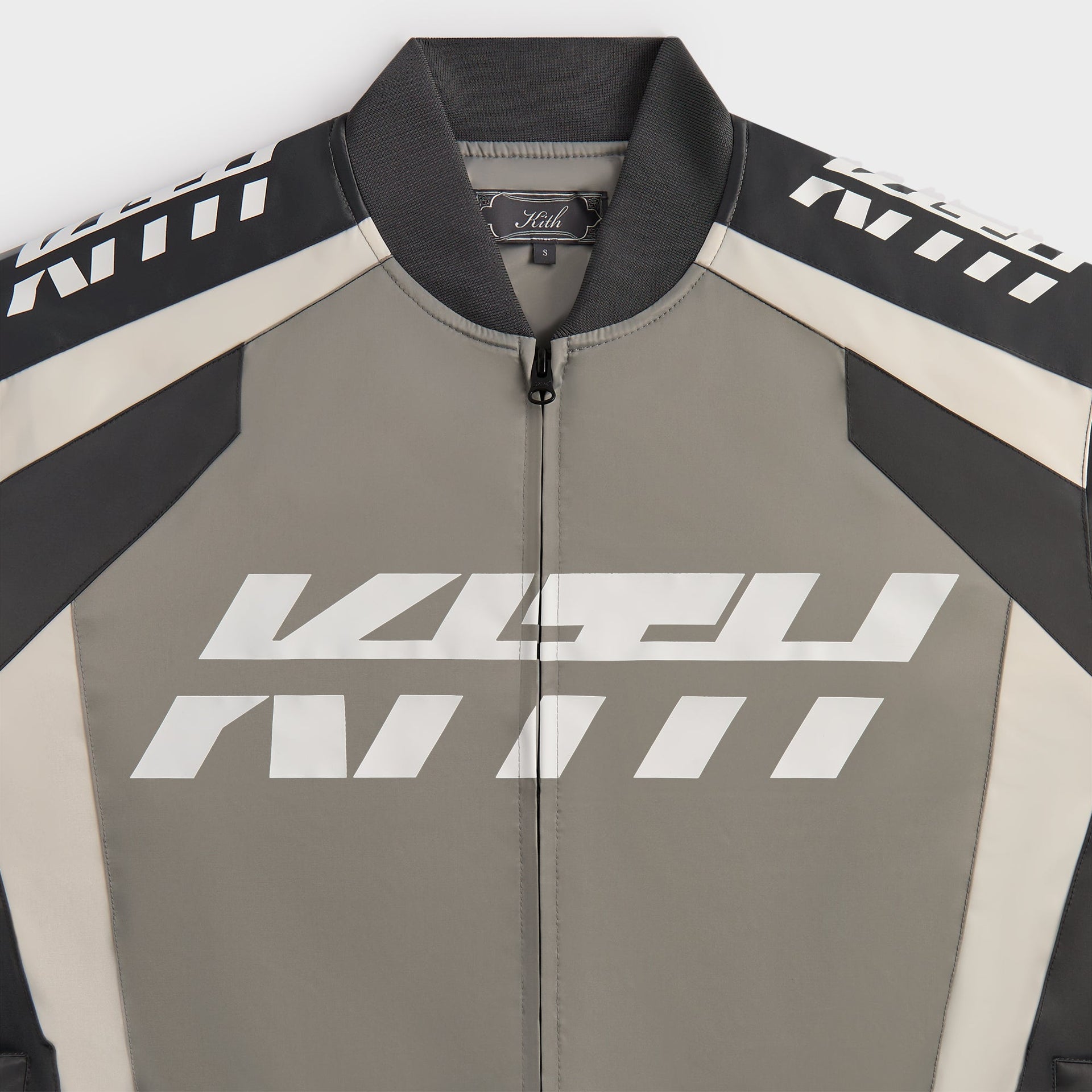 Kith Racing Nylon Bomber Jacket - Steel