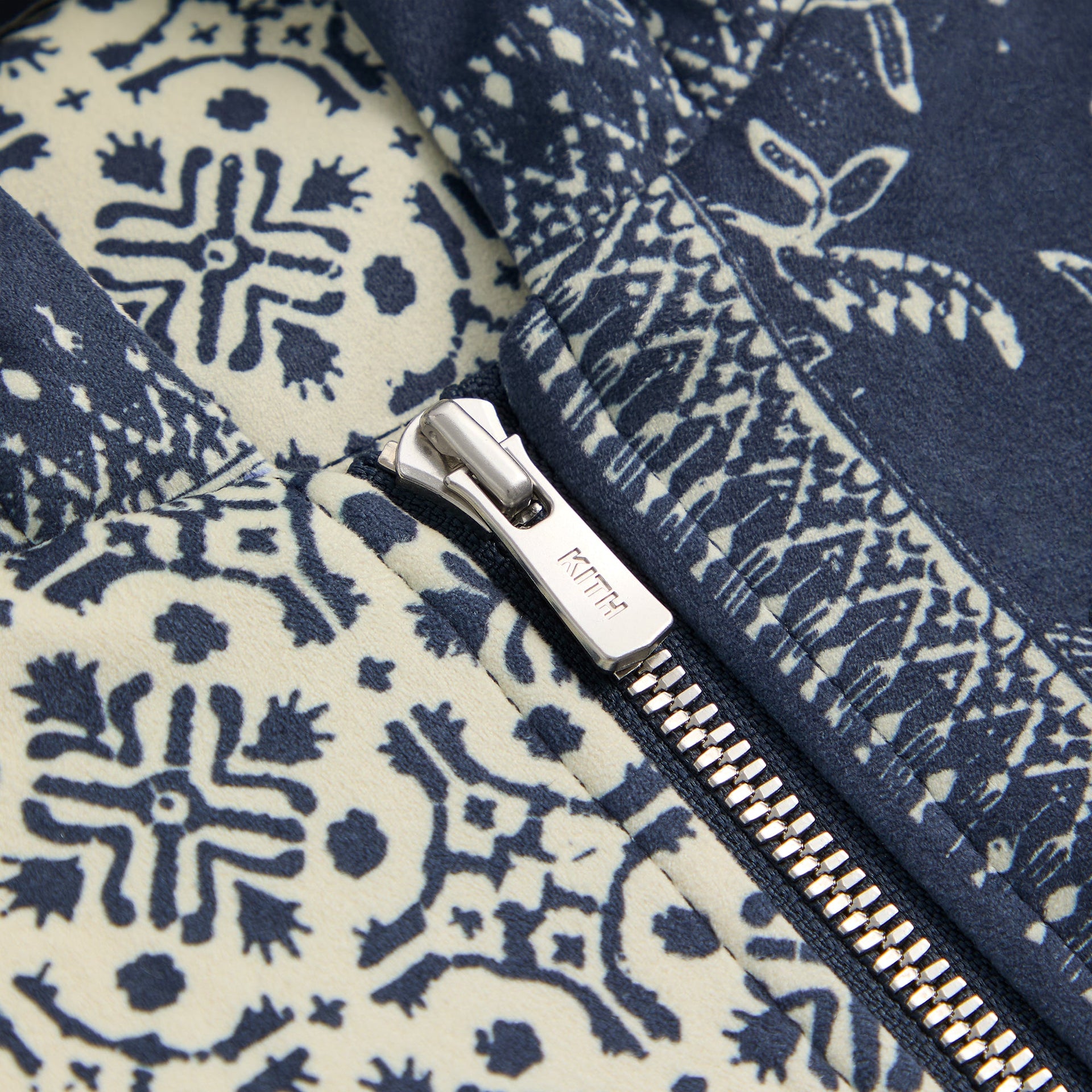 Kith Puffed Microsuede Jaysen Hoodie - Vista