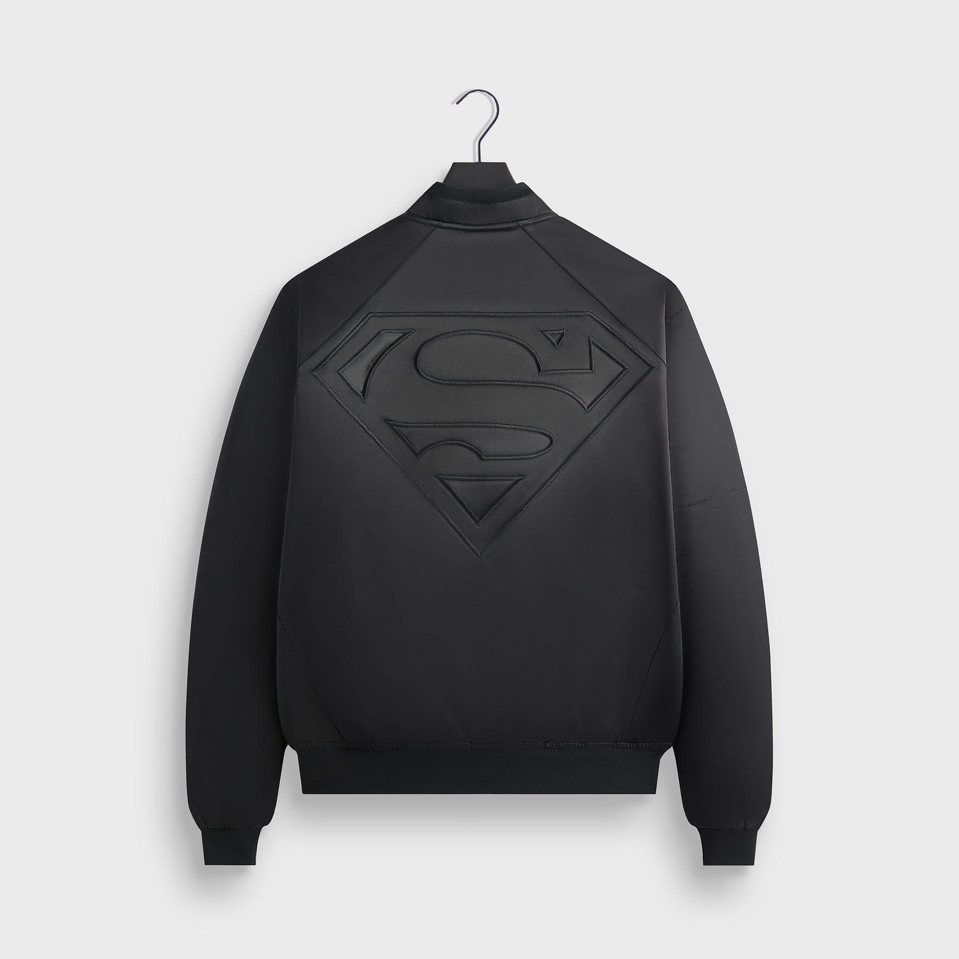 Superman | Kith Satin Bomber Jacket - Black