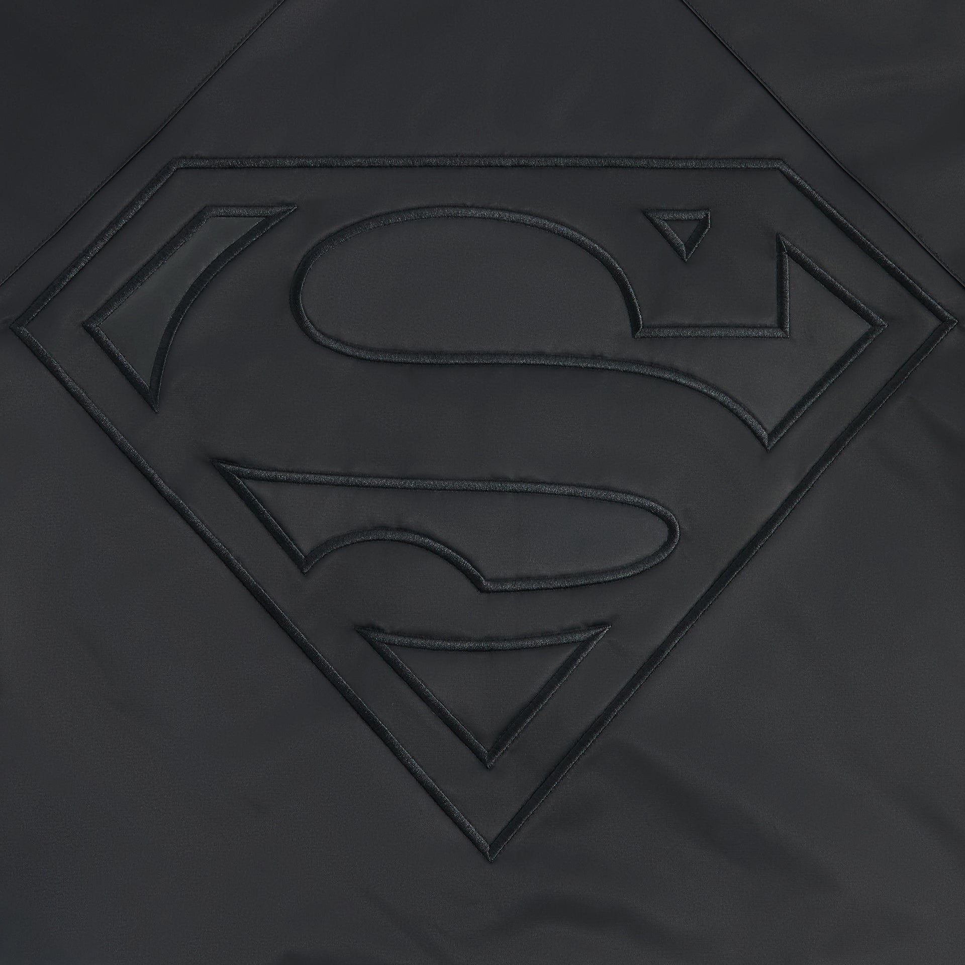 Superman | Kith Satin Bomber Jacket - Black