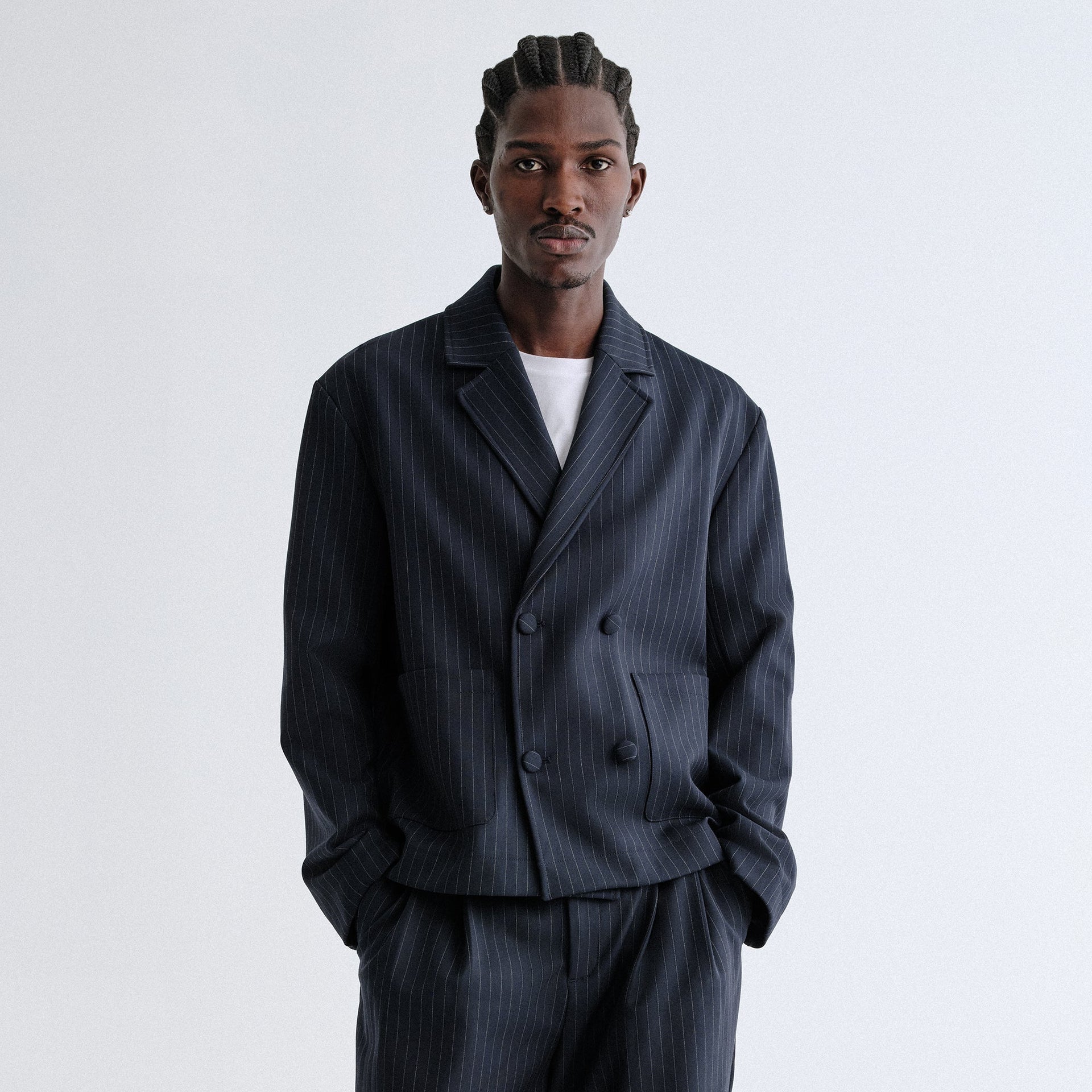 Kith Double Weave Raya Blazer - Nocturnal