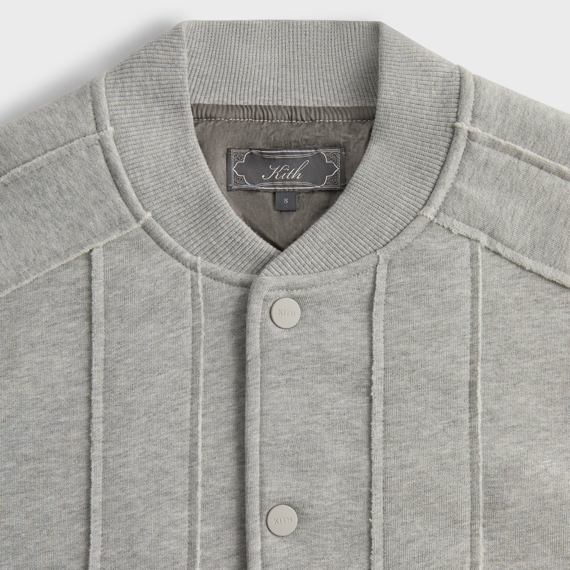 Kith Marvin Bomber Jacket - Mid Heather Grey