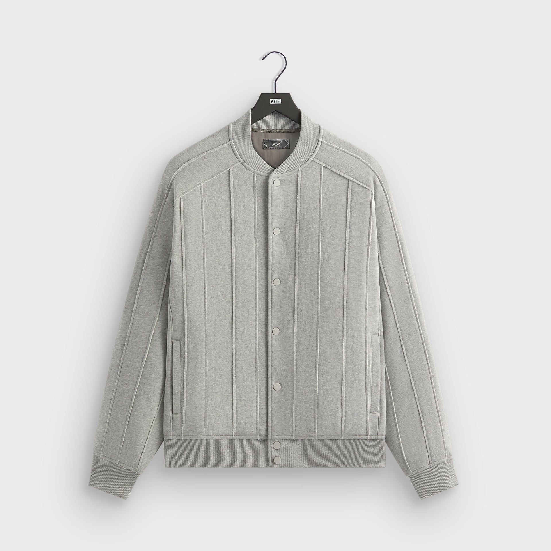 Kith Marvin Bomber Jacket - Mid Heather Grey
