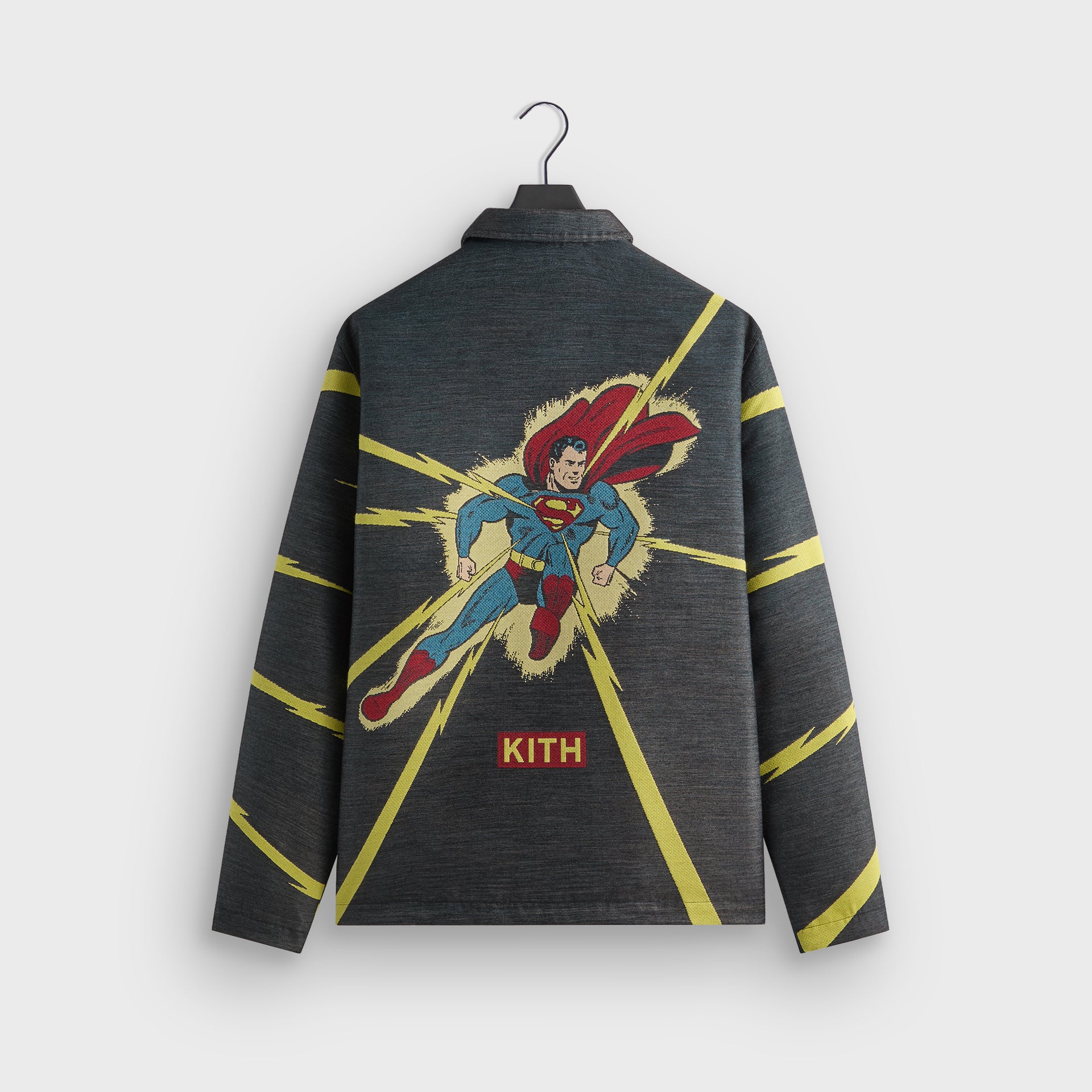Superman | Kith Lightning Tapestry Jacket - Black