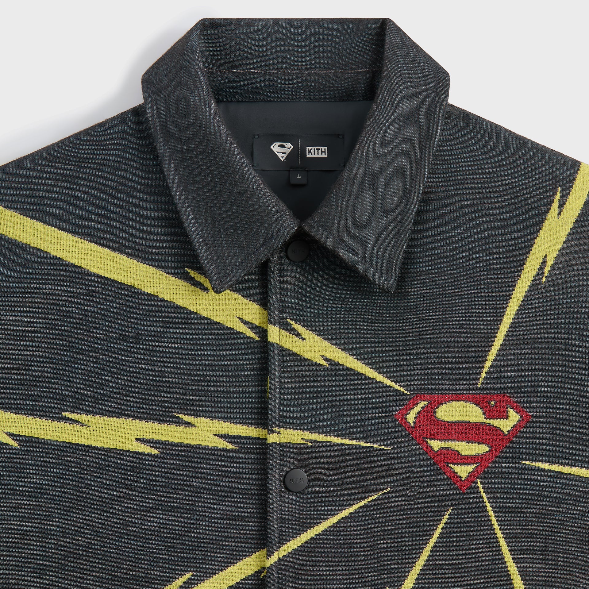 Superman | Kith Lightning Tapestry Jacket - Black