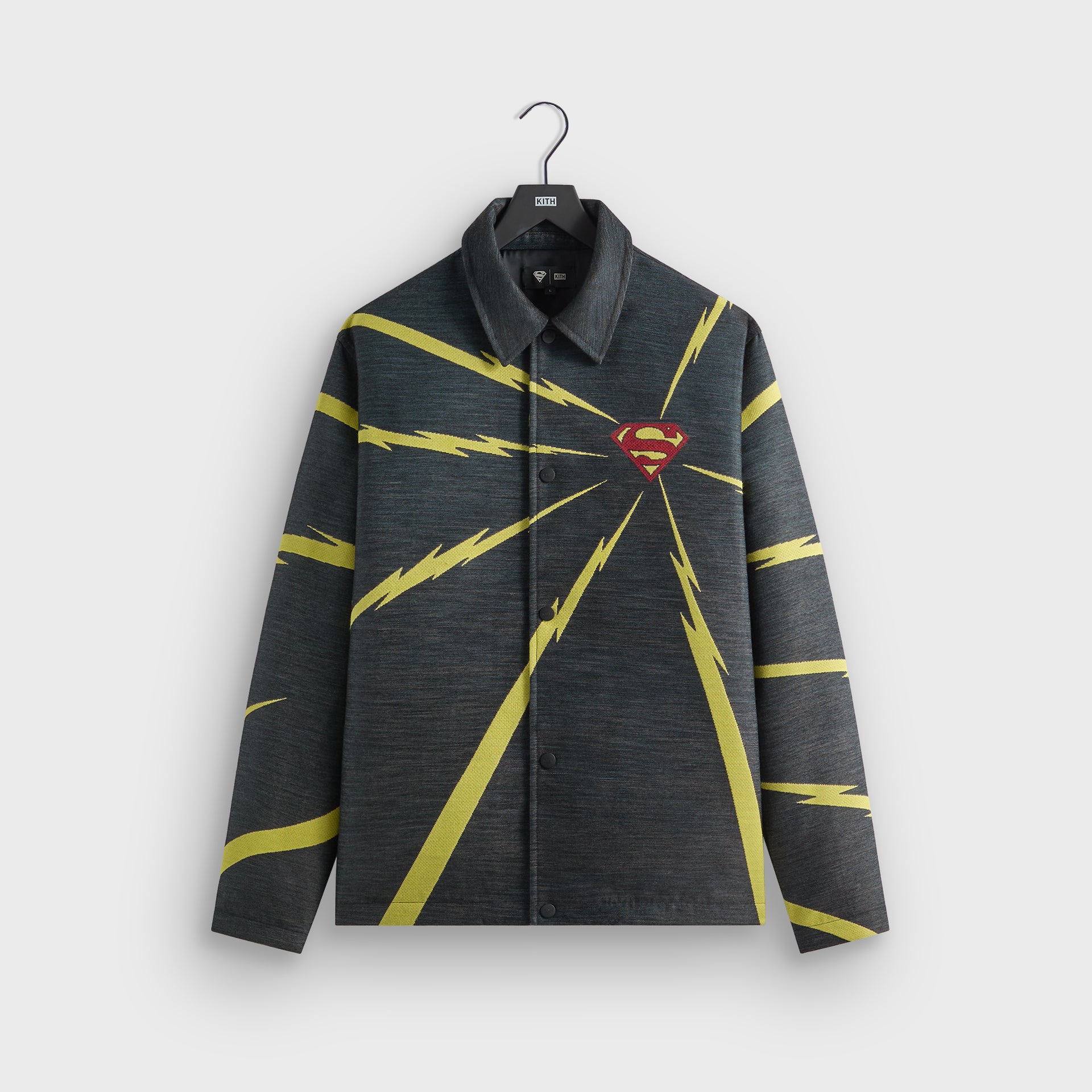 Superman | Kith Lightning Tapestry Jacket - Black