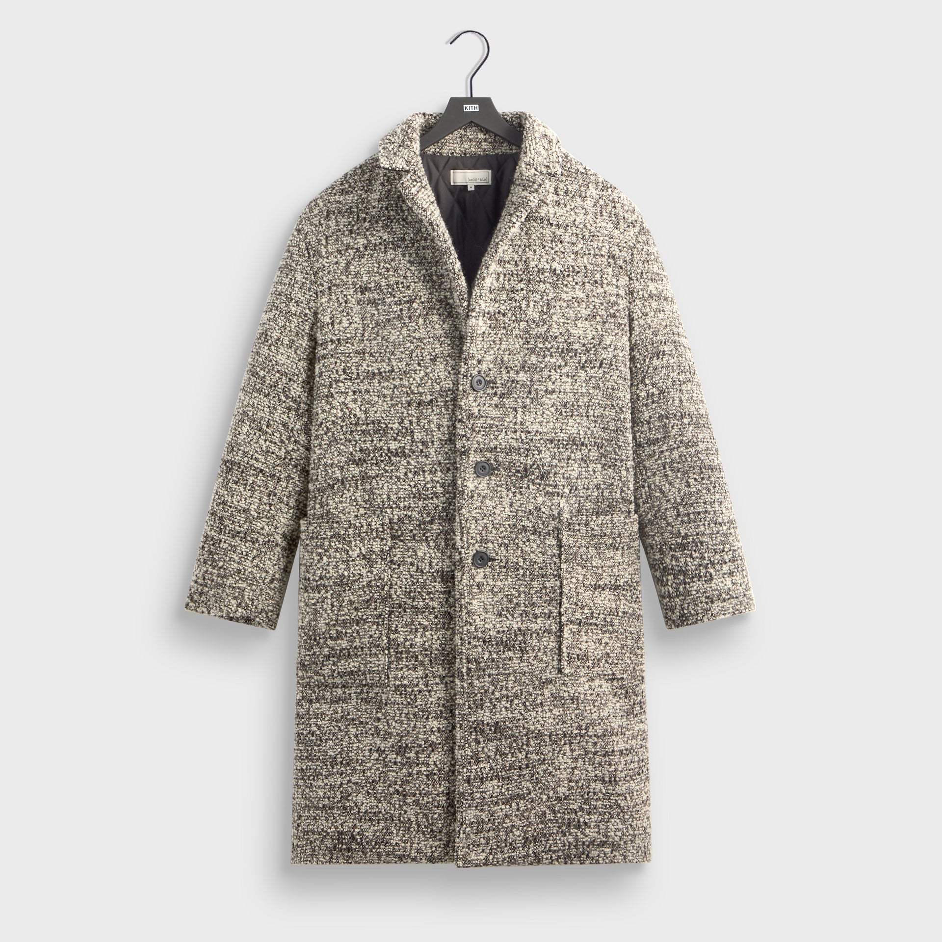 &Kin Plush Boucle Bergen Coat - Hallow