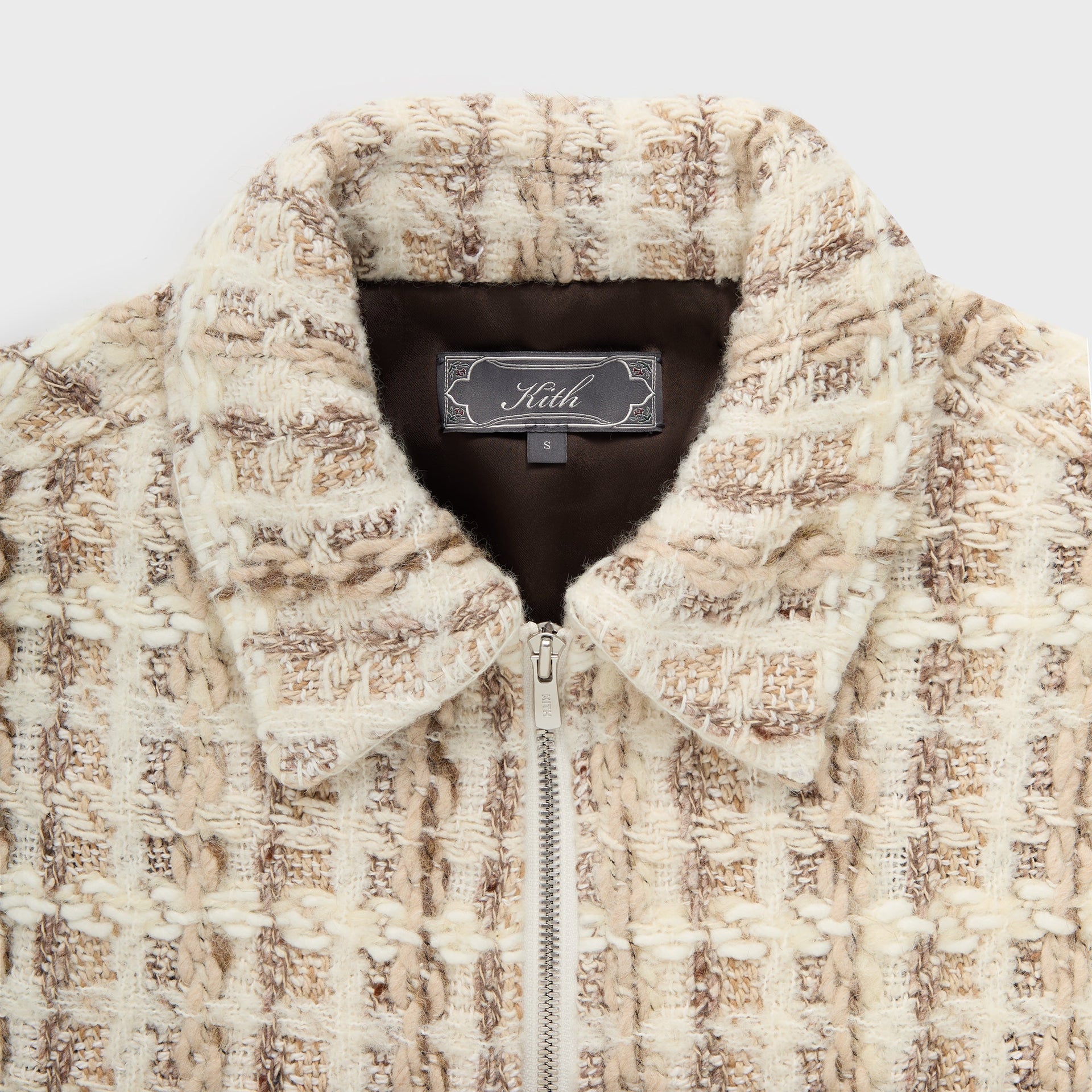 Kith Windowpane Tweed Coaches Jacket - Hallow