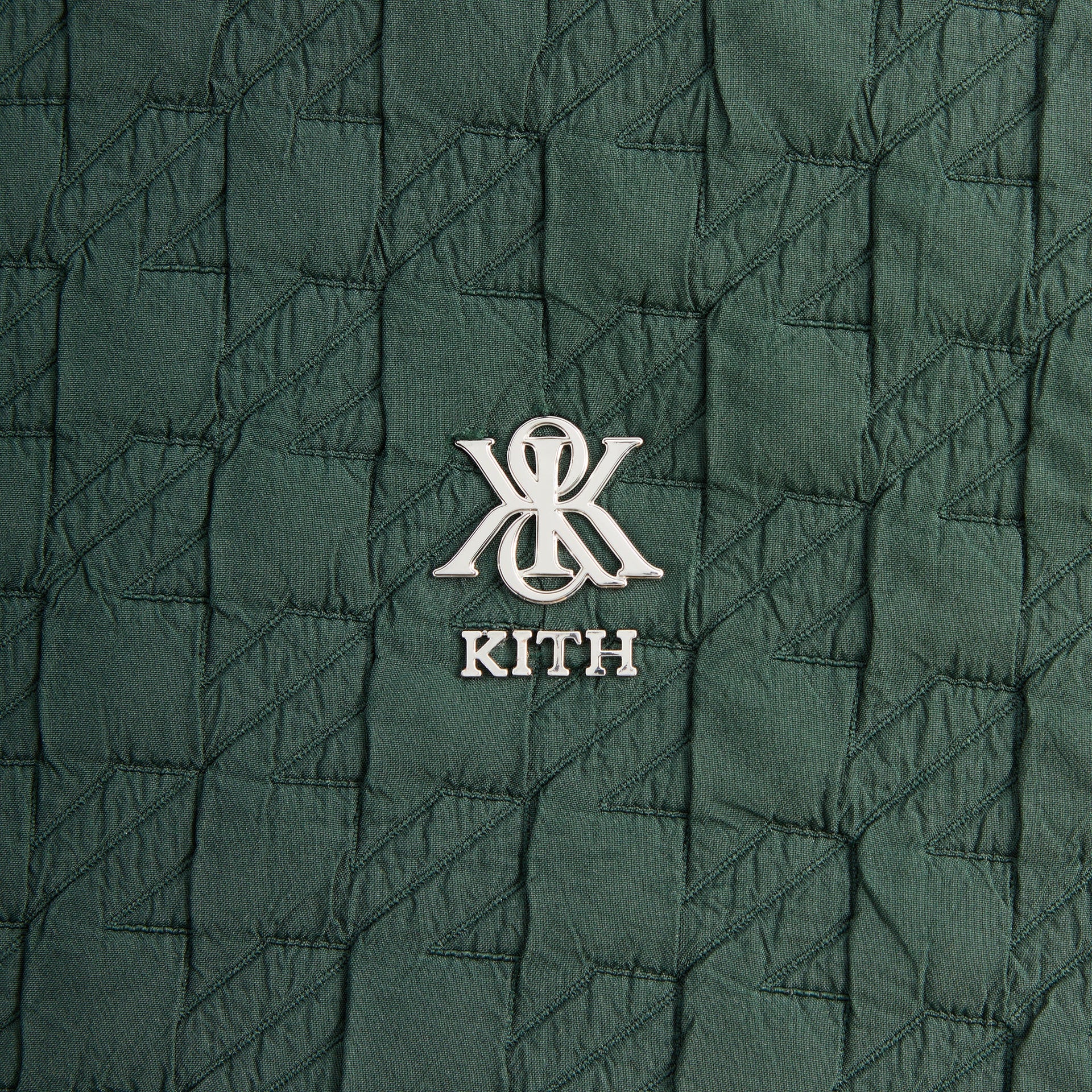 Kith Check Quilt Avery Bomber Jacket - Stadium