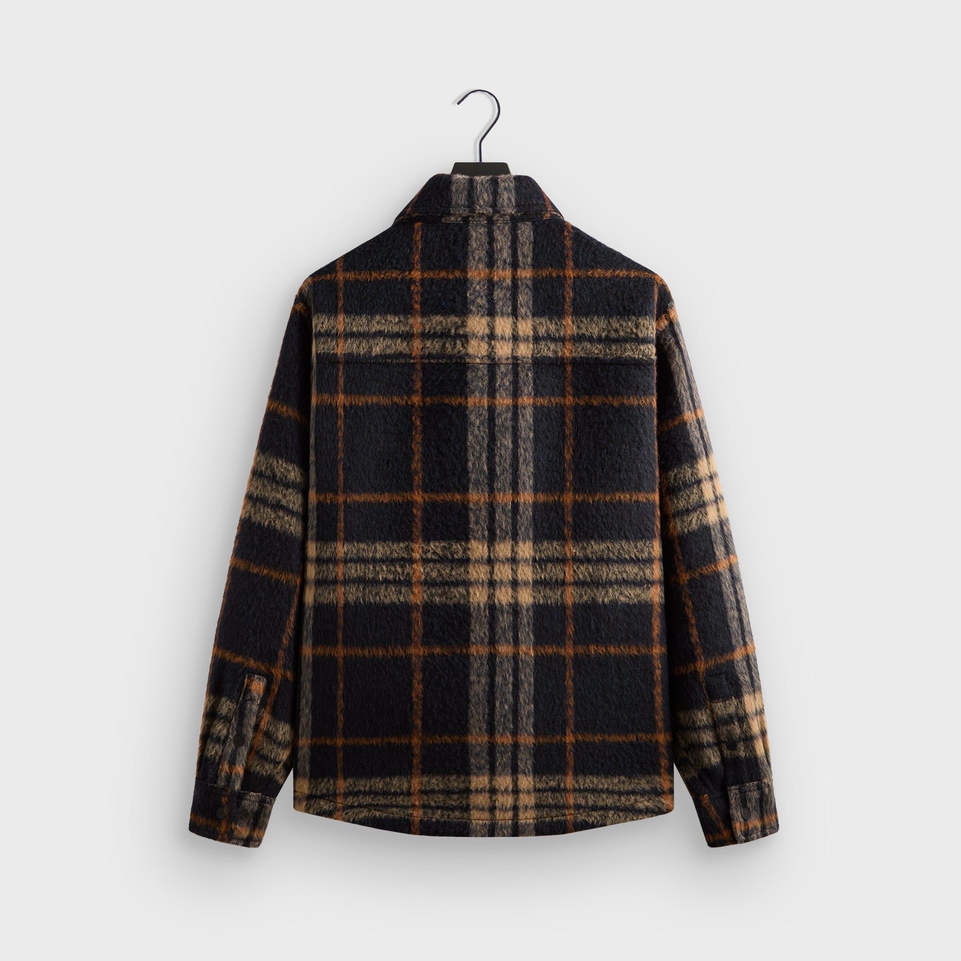 Kith Brushed Plaid Sheridan Shirt Jacket - Nocturnal