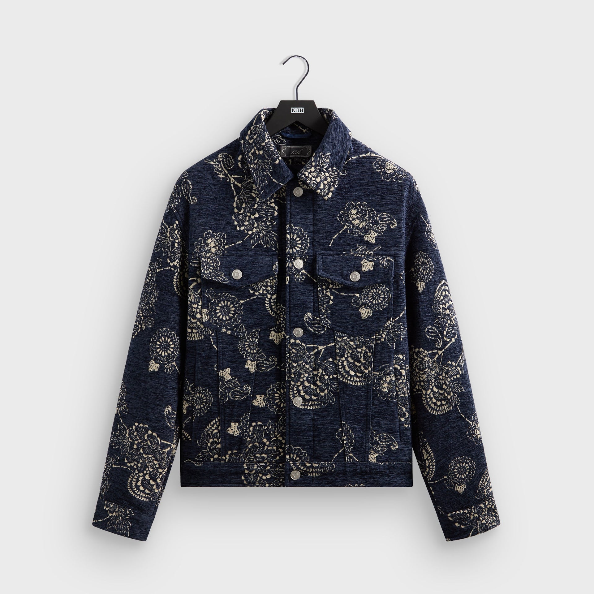 Kith Puffed Jase Tapestry Jacket - Nocturnal