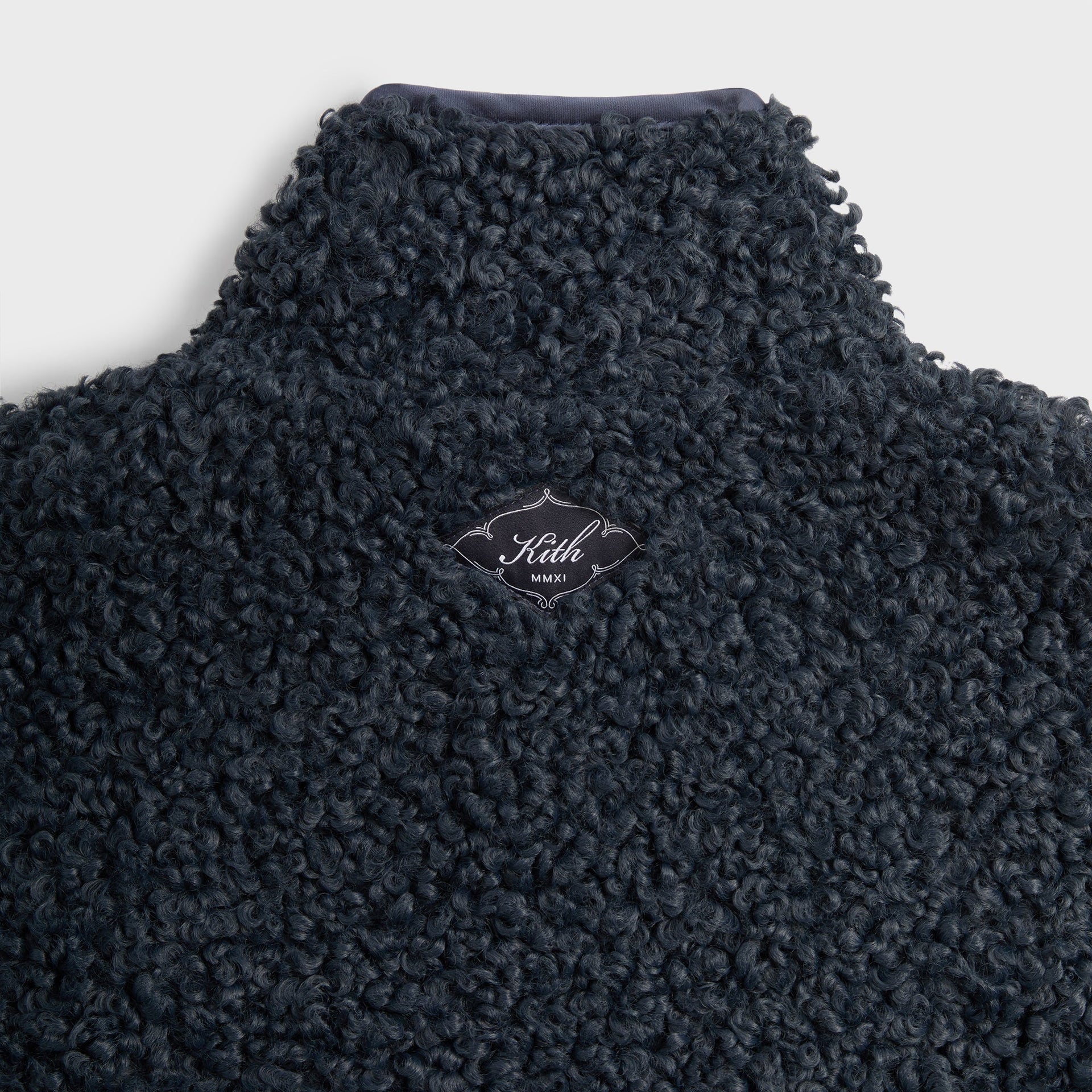 Kith Curly Sherpa Antony Full Zip - Trench