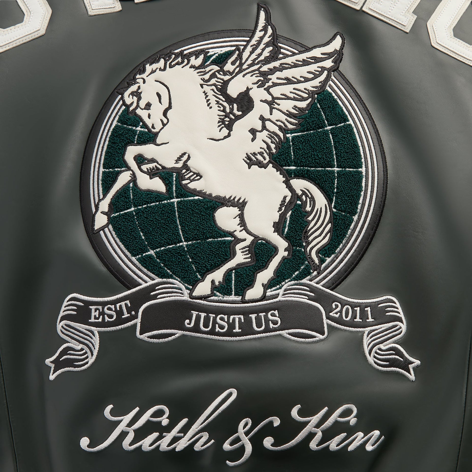 Kith Leather Varsity Jacket - Stadium