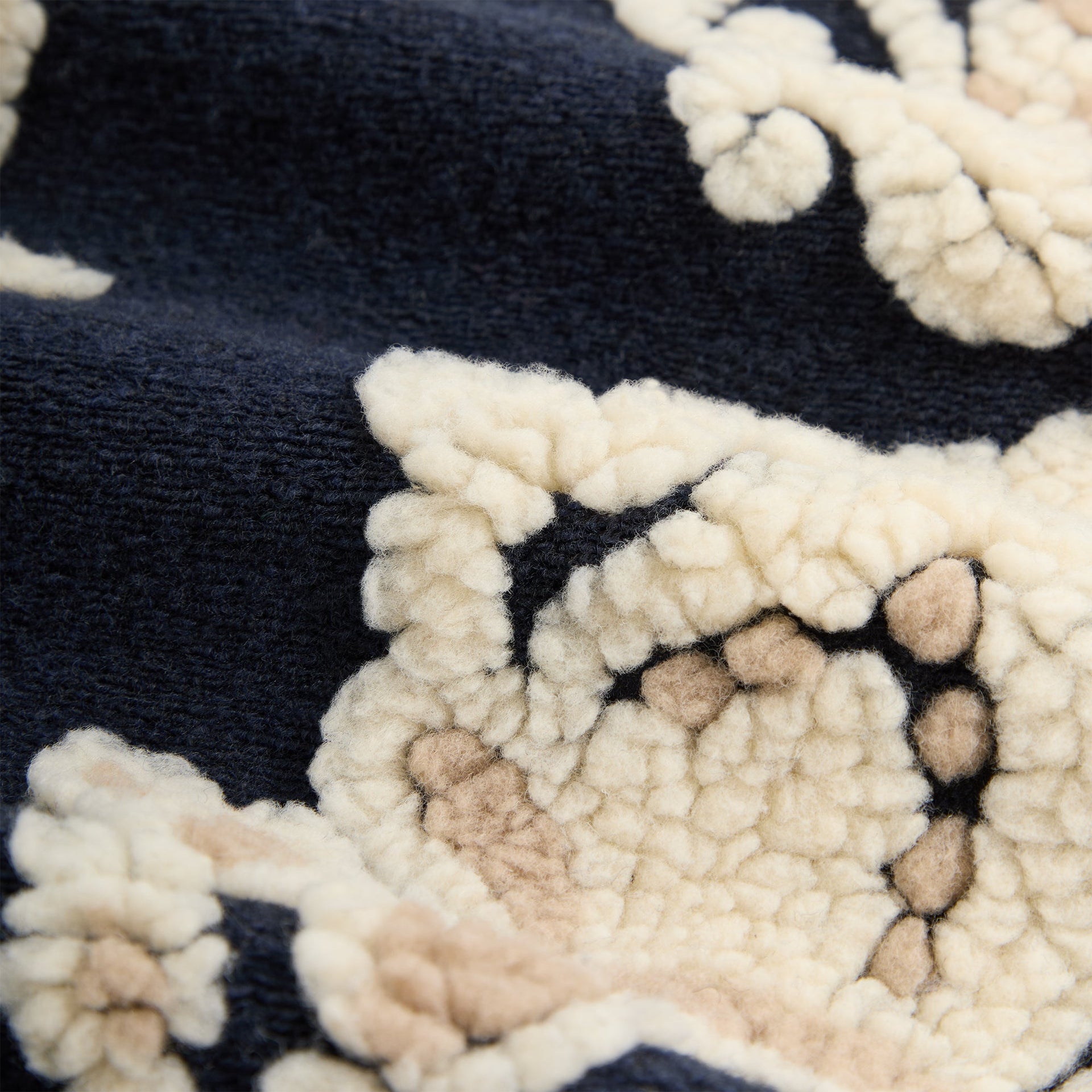 Kith Paisley Vine Sherpa Harper Jacket - Nocturnal