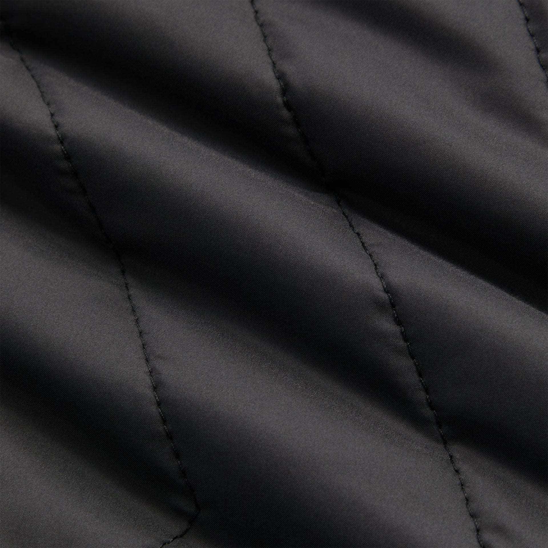 Kith Quilted Puffed Reese Shirt Jacket - Black