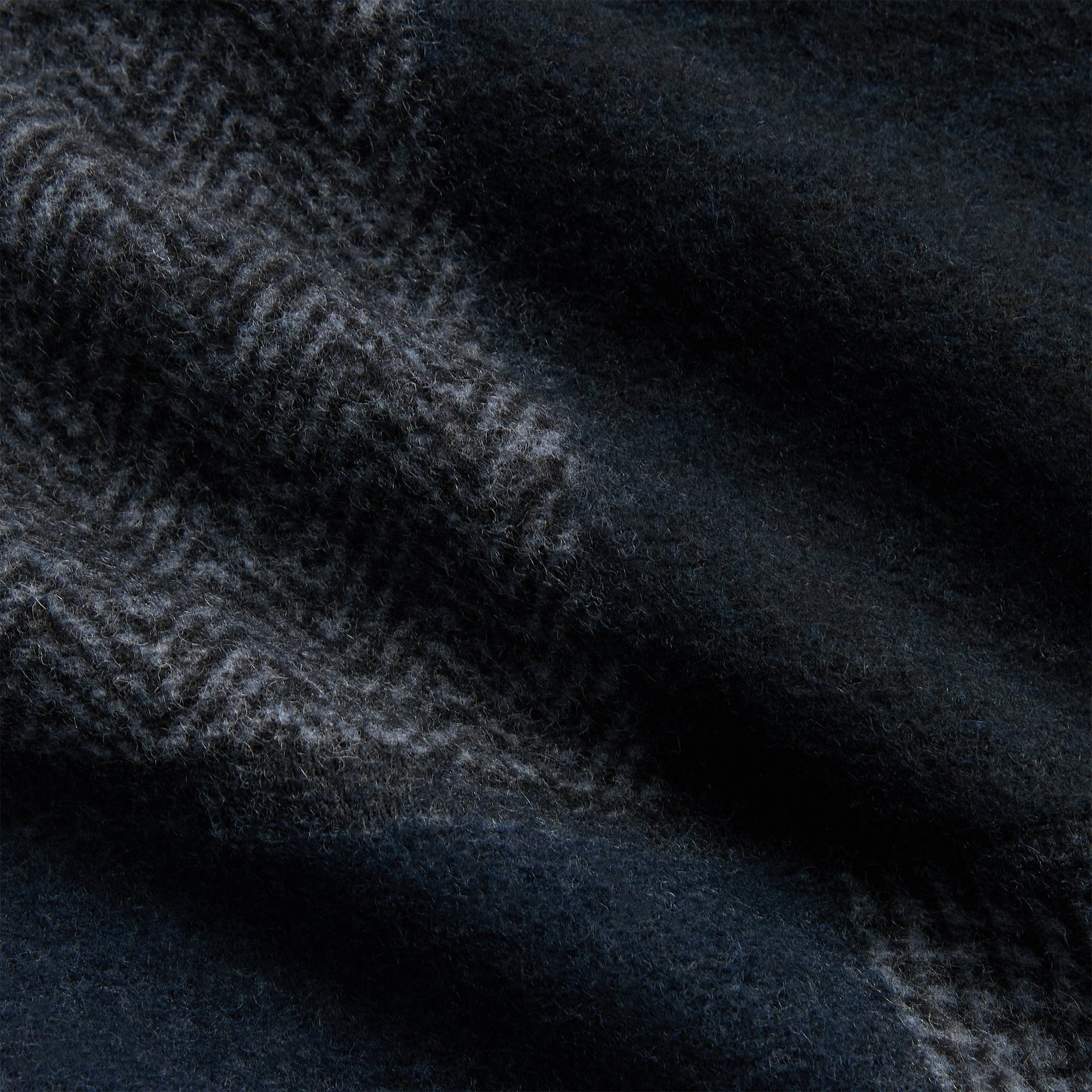 Kith for the New York Yankees Patchwork Wool Coaches Jacket - Nocturnal