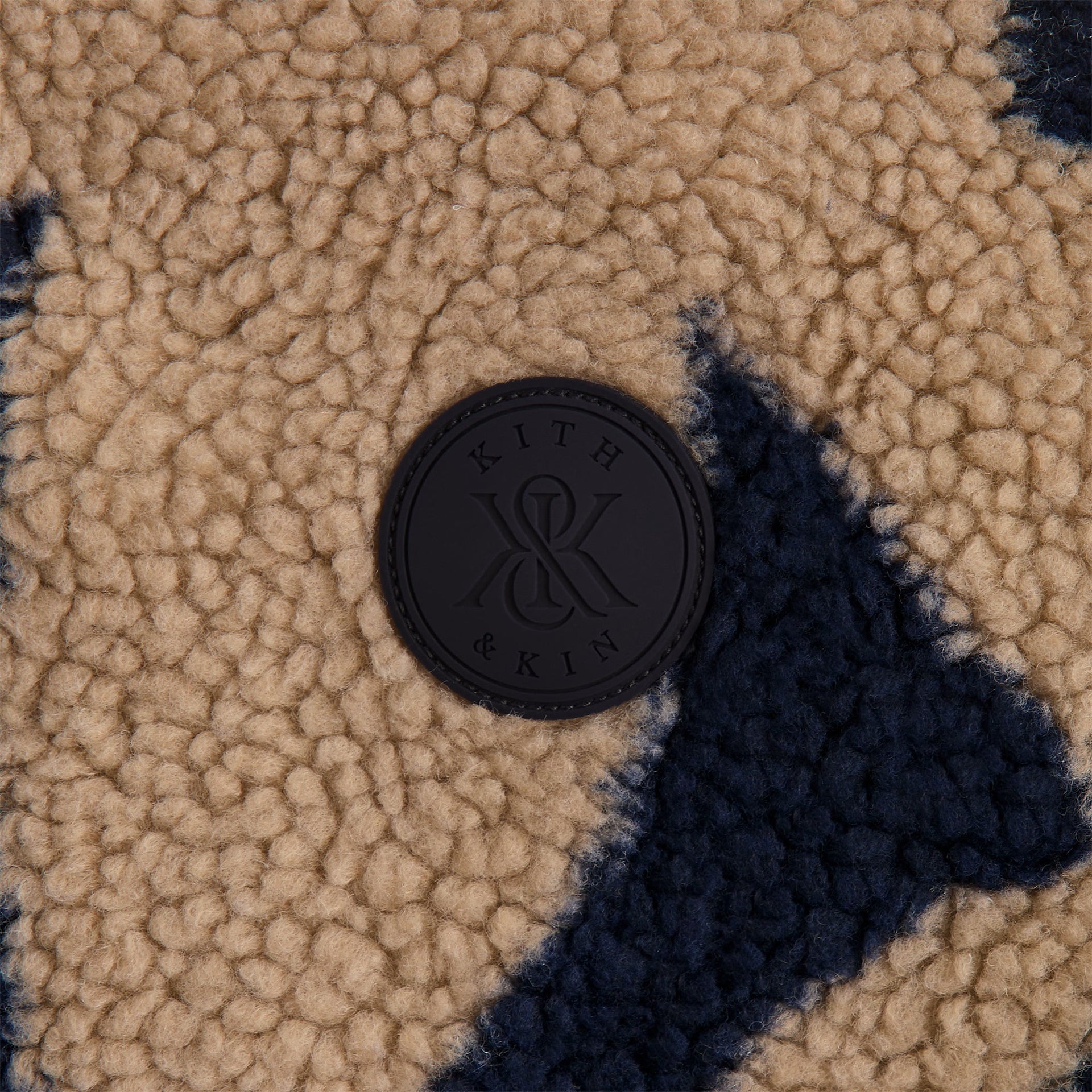 Kith for the New York Yankees Hooded Pinehurst Sherpa Jacket - Canvas