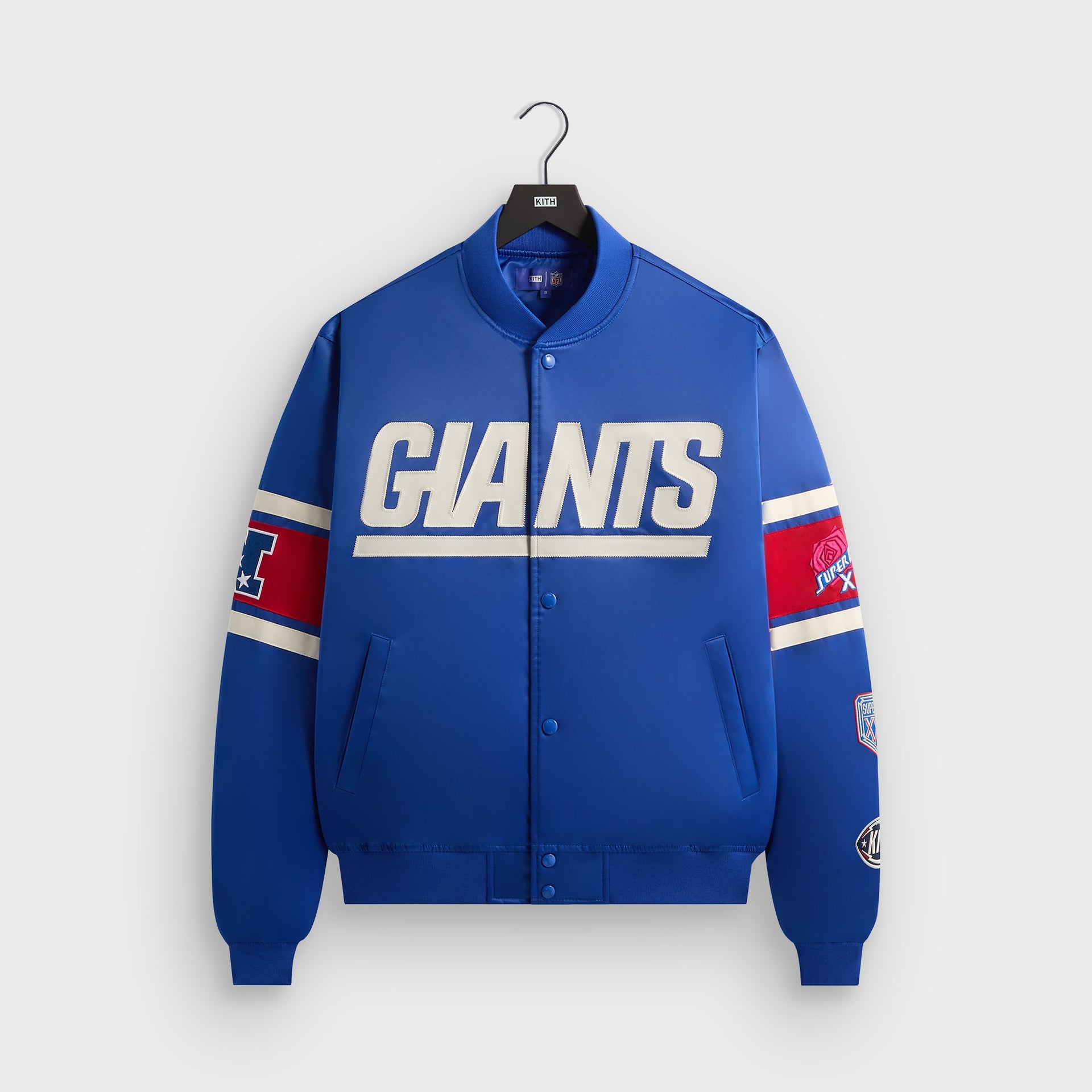 Kith for the NFL New York Giants Satin Bomber Jacket - Current