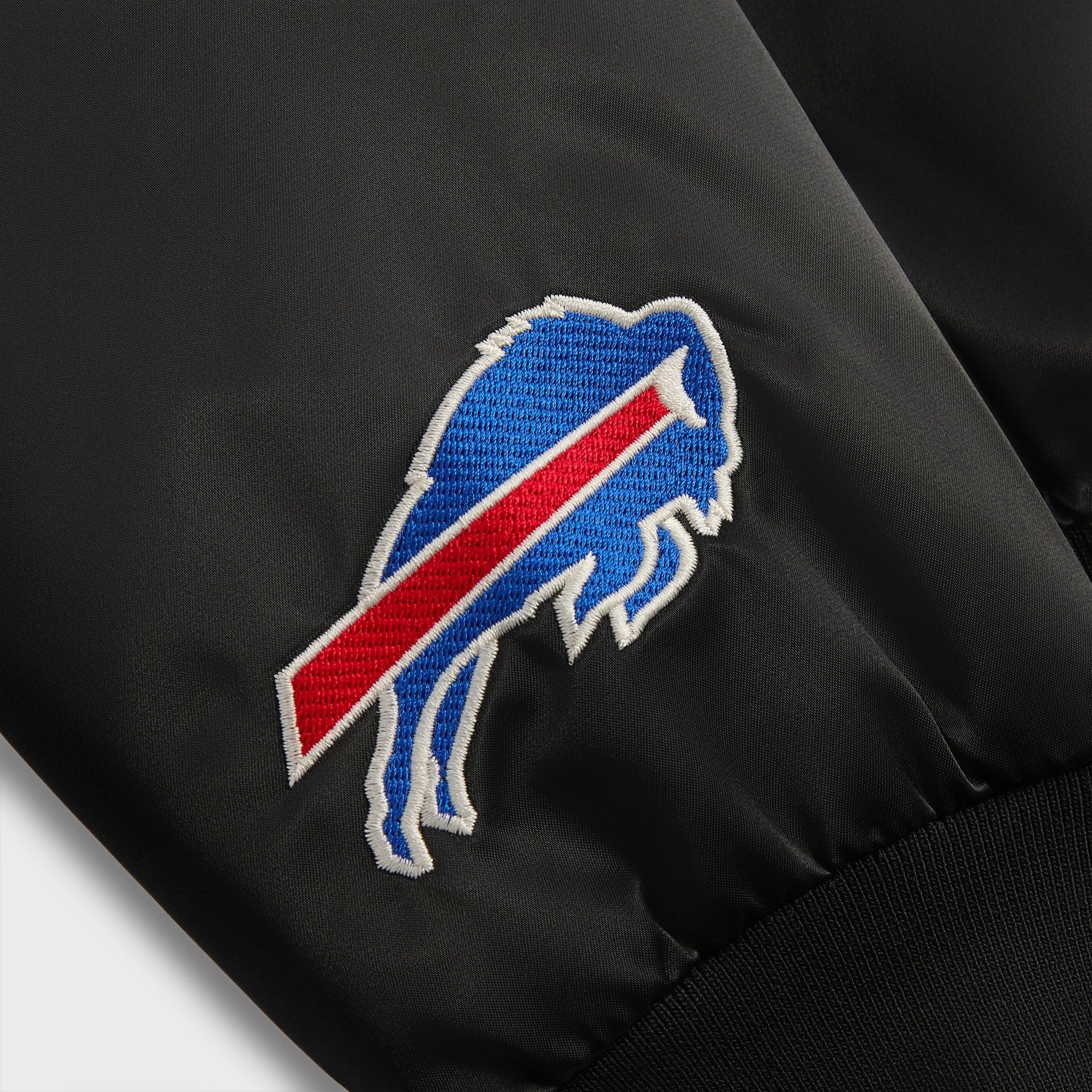 Kith for the NFL Buffalo Bills Satin Bomber Jacket - Black