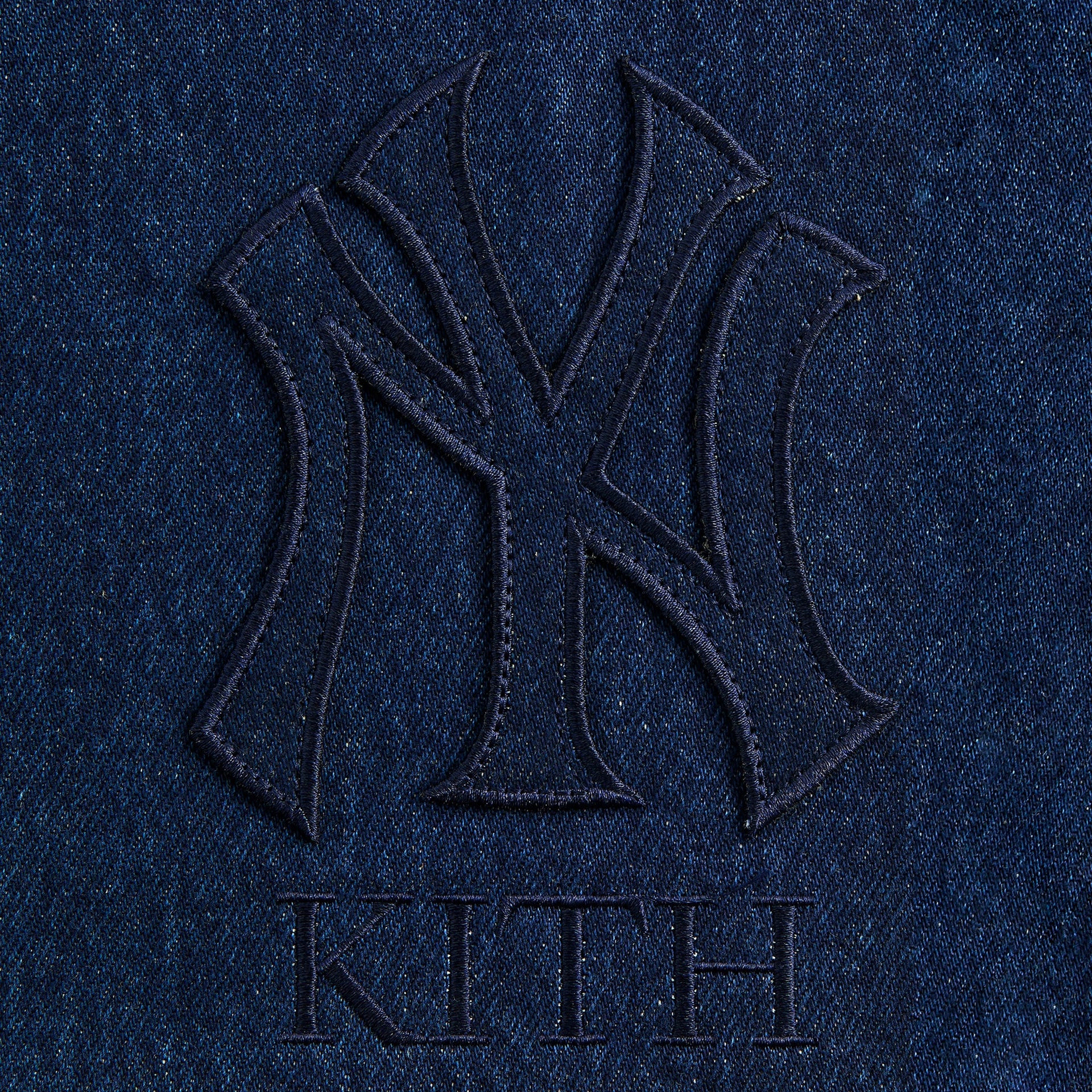 Kith for the New York Yankees Jay Indigo Denim Jacket - Mid Indigo