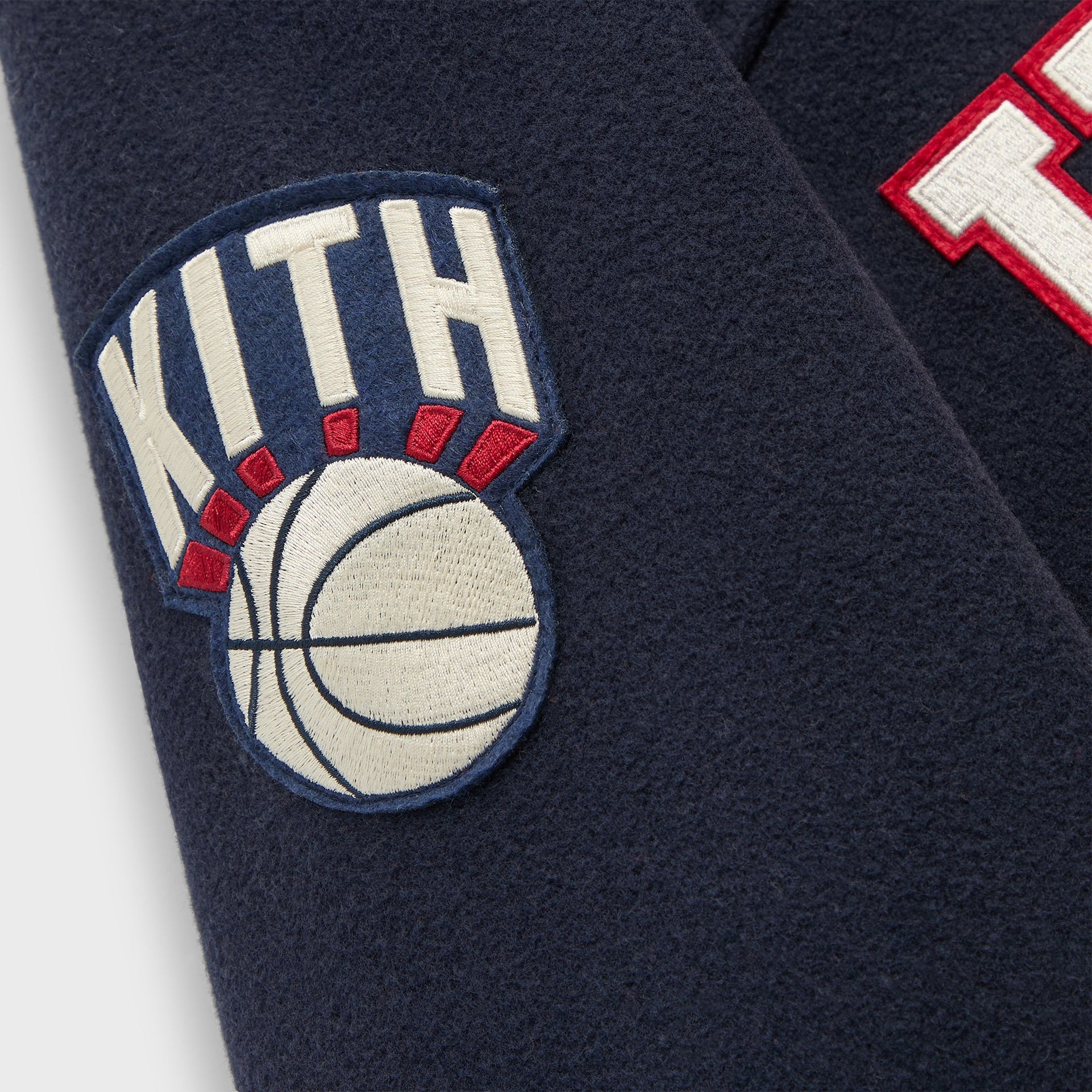 Kith for the New York Knicks Madison Square Garden Wool Varsity Jacket - Nocturnal