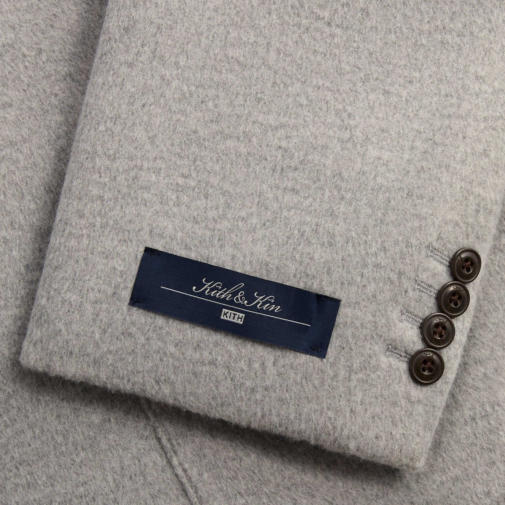 Kith Brushed Jersey Raya Blazer - Medium Heather Grey