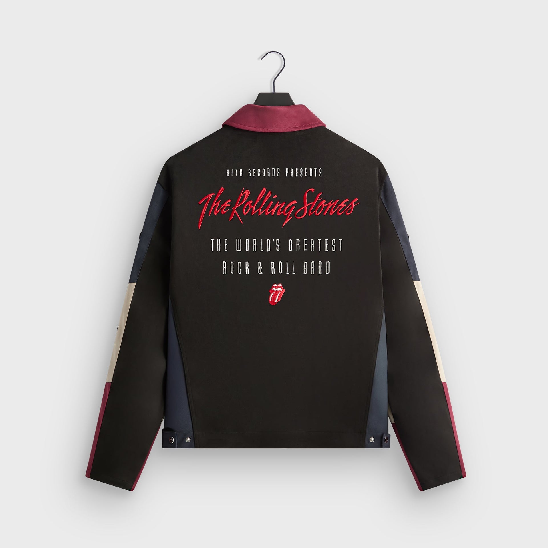 Kith for The Rolling Stones Microsuede Owen Jacket - Black