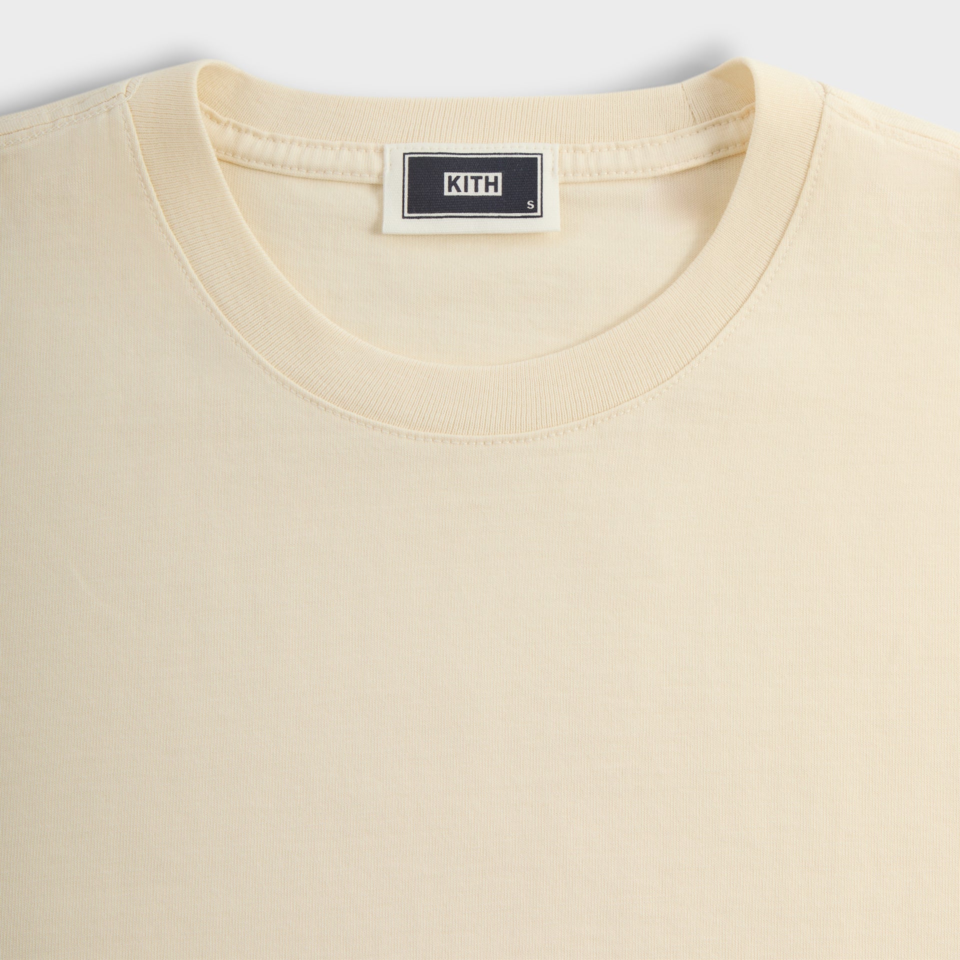 Kith Long Sleeve Vintage Wash Tee - Sandrift