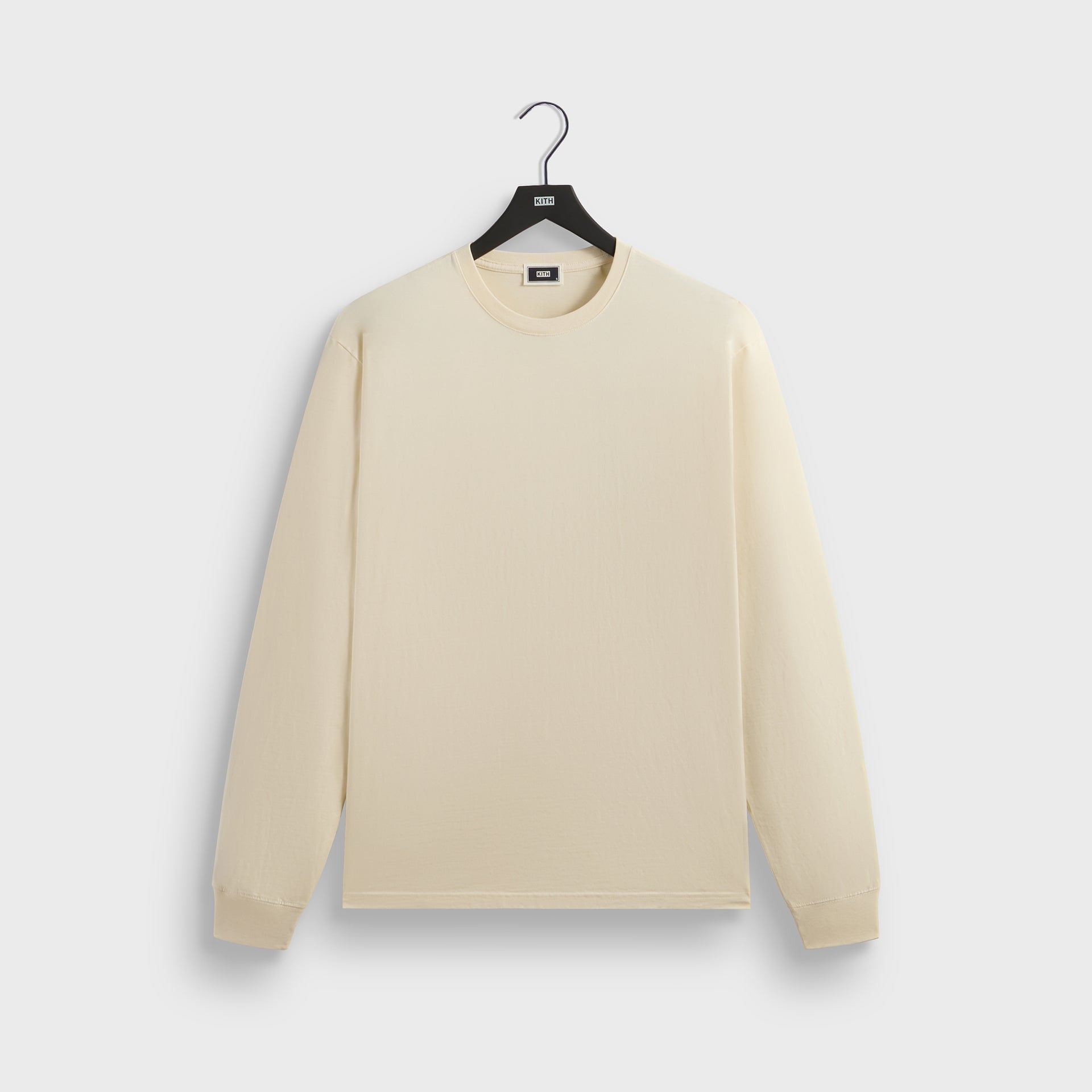 Kith Long Sleeve Vintage Wash Tee - Sandrift