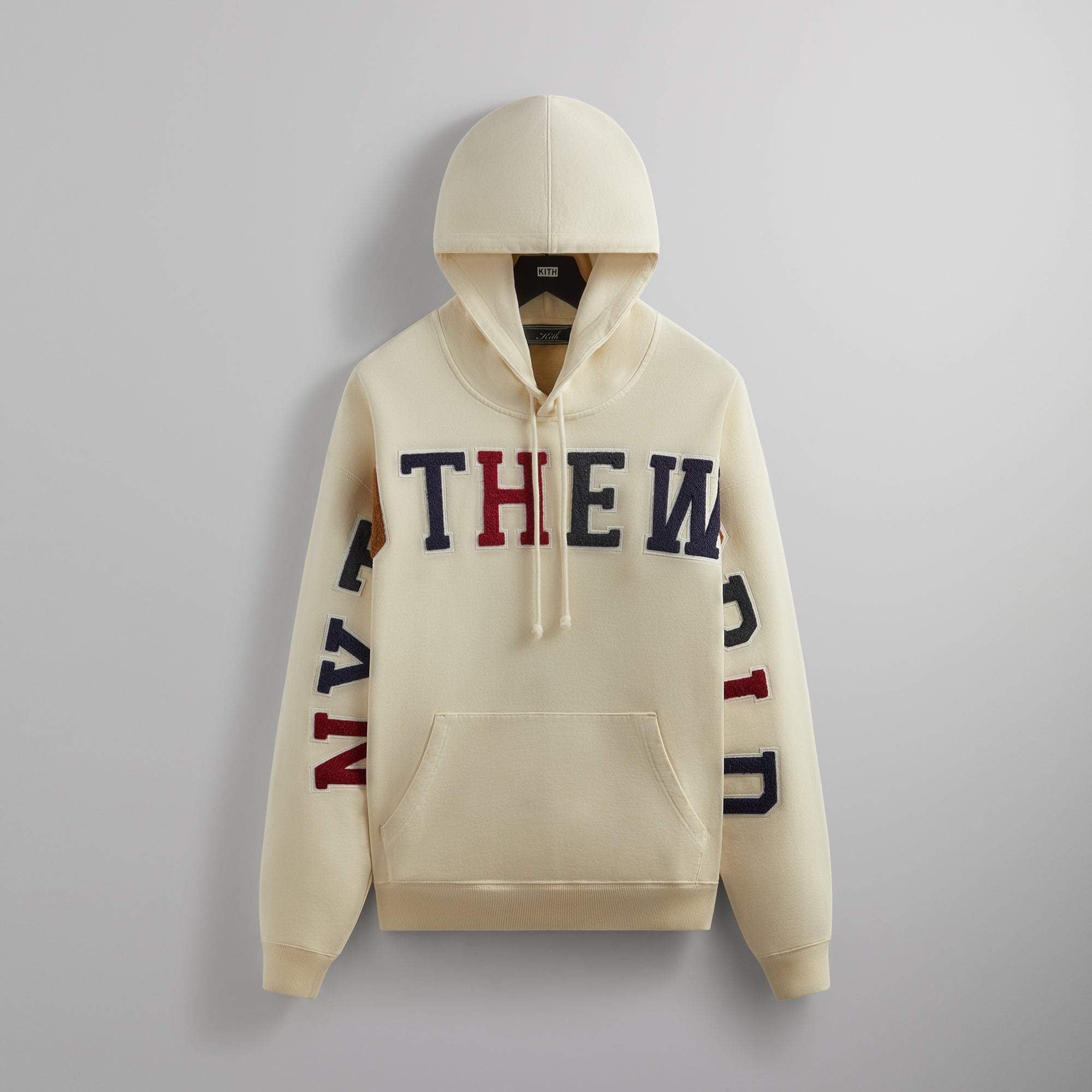 Kith NY To The World Nelson Hoodie - Sandrift