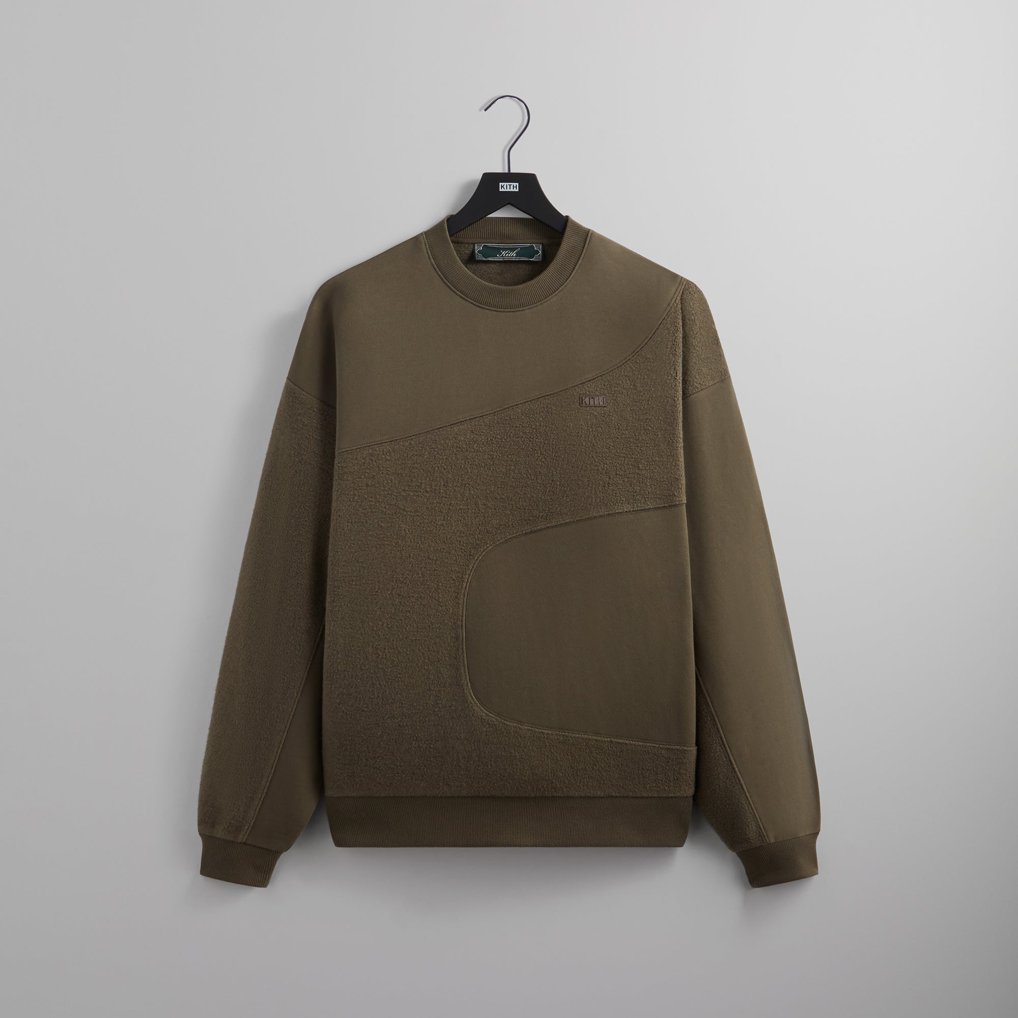 Kith Curved Seam Madison Crewneck - Chelonian
