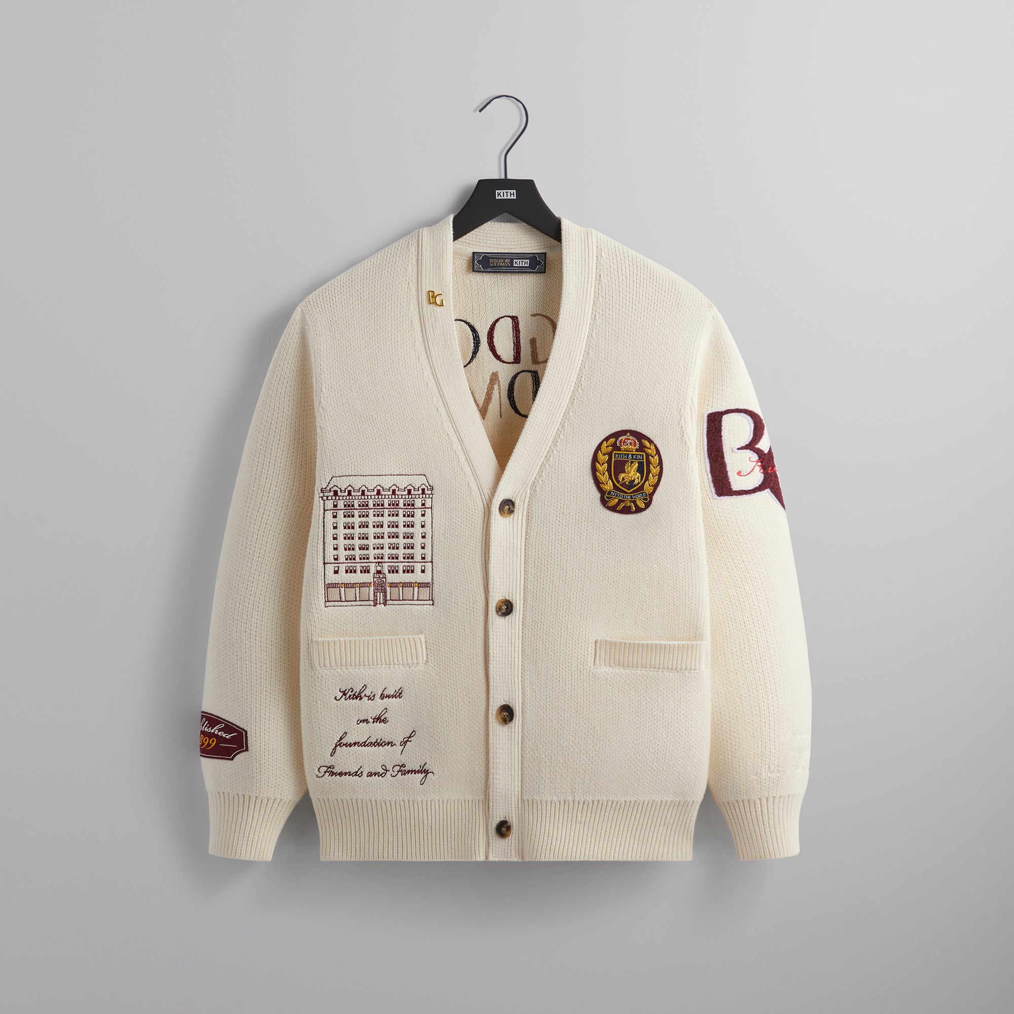 Kith for Bergdorf Goodman Cypress Cardigan - Sandrift