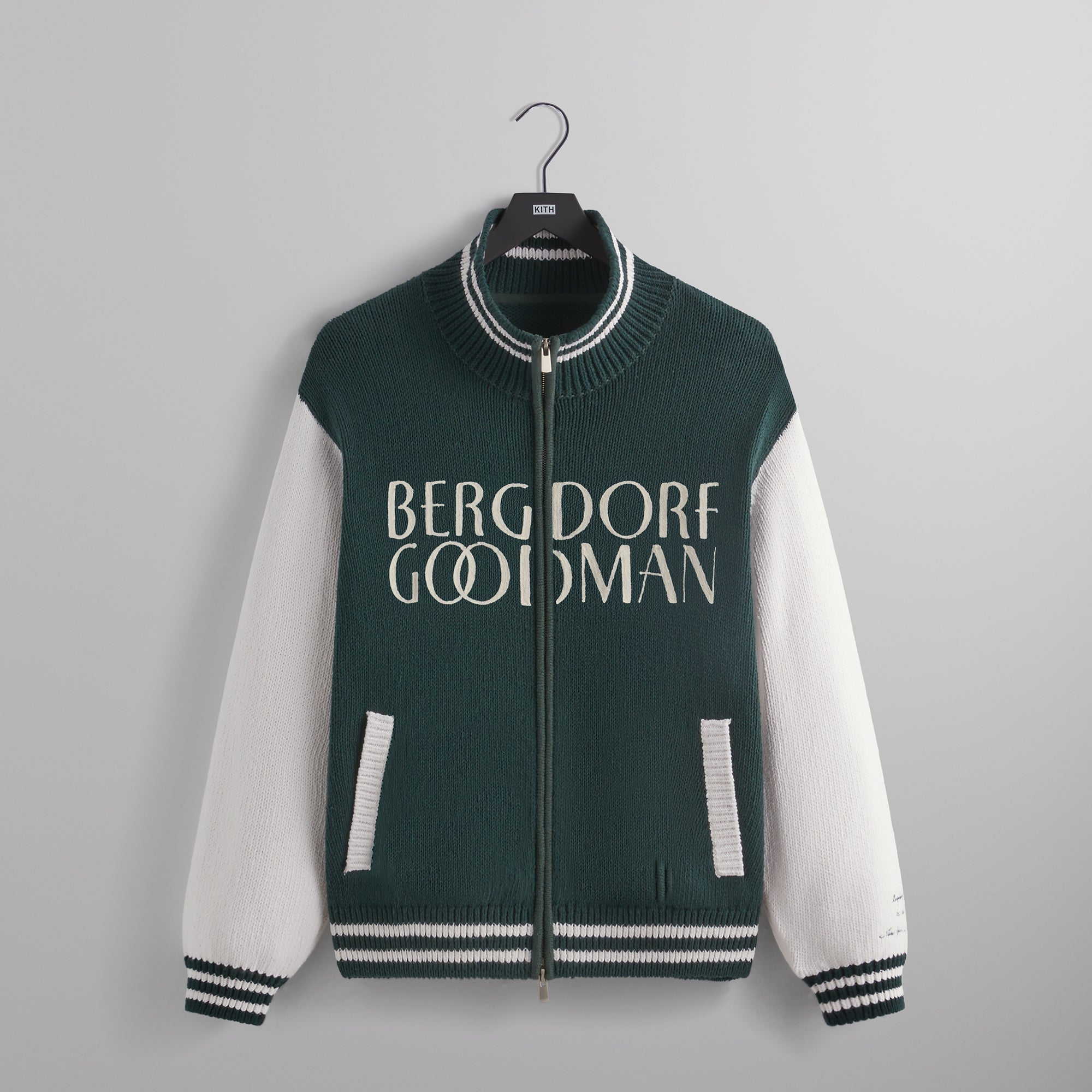 Kith for Bergdorf Goodman Wyona Full Zip Varsity Sweater - Stadium