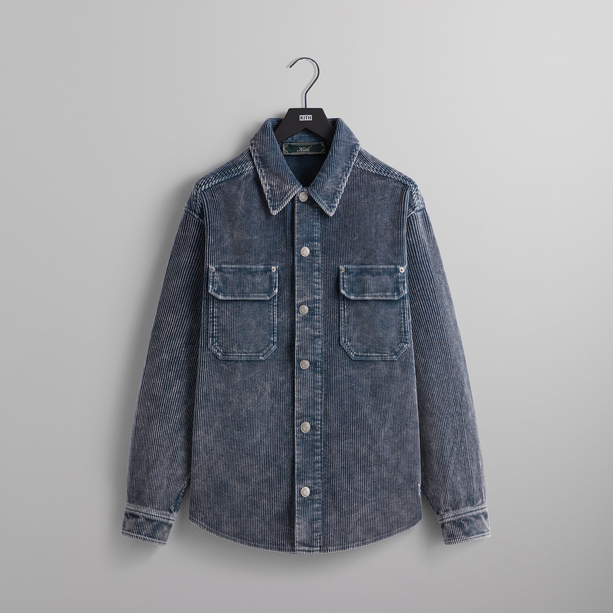 Kith Rowan Cord Shirt Jacket - Anchor