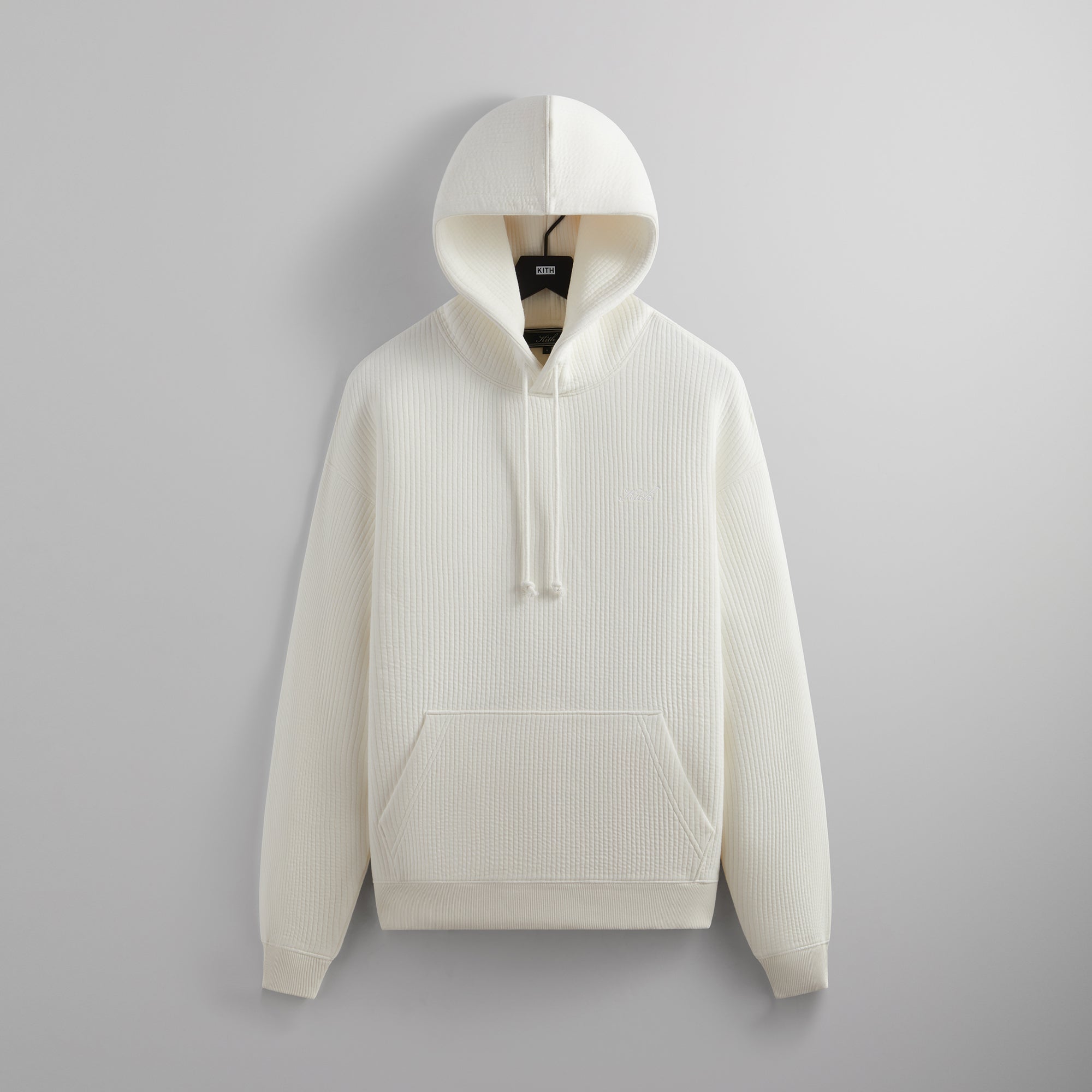 Kith Striped Interlock Williams III Hoodie - Silk
