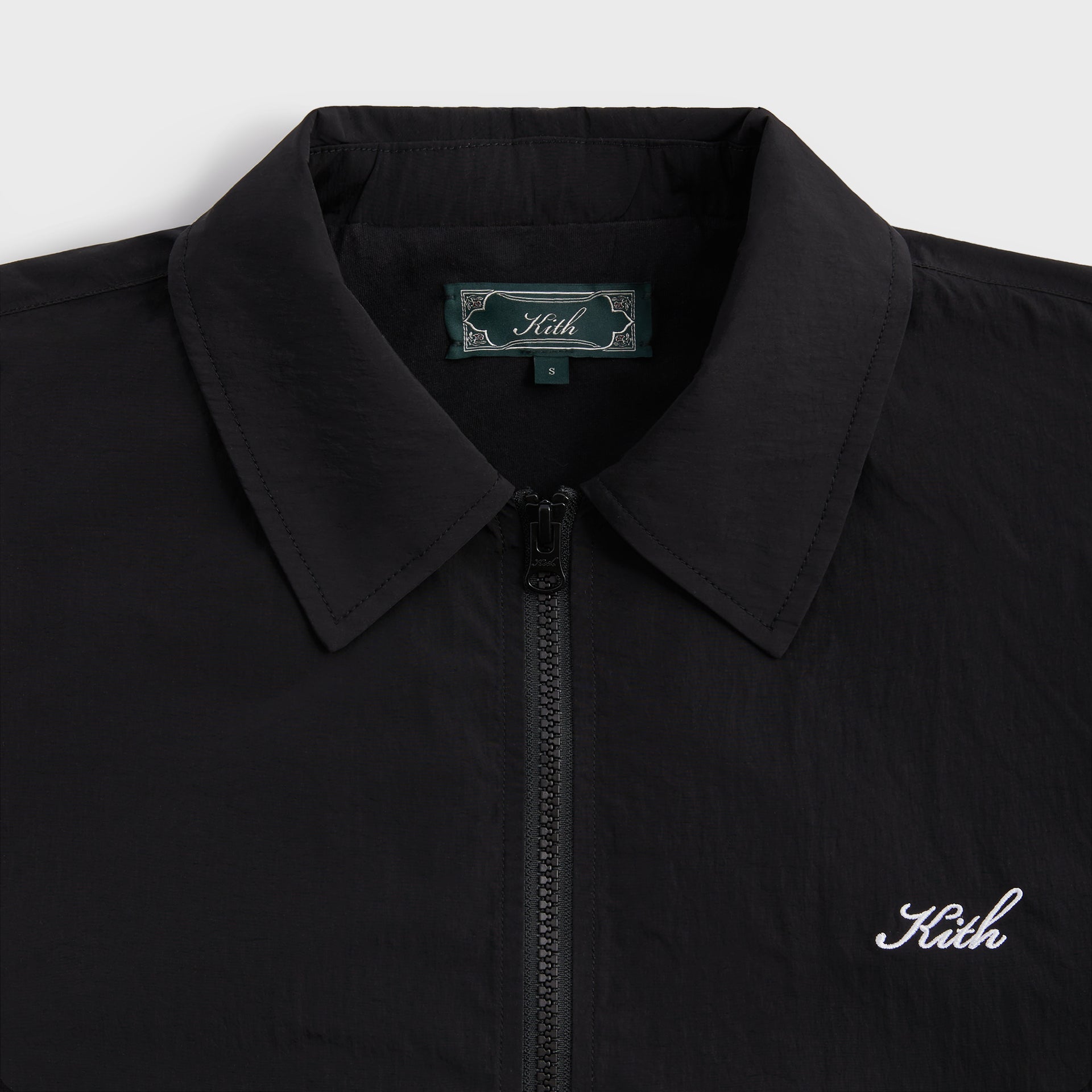 Kith Wrinkle Nylon Jonas Coaches Jacket - Black