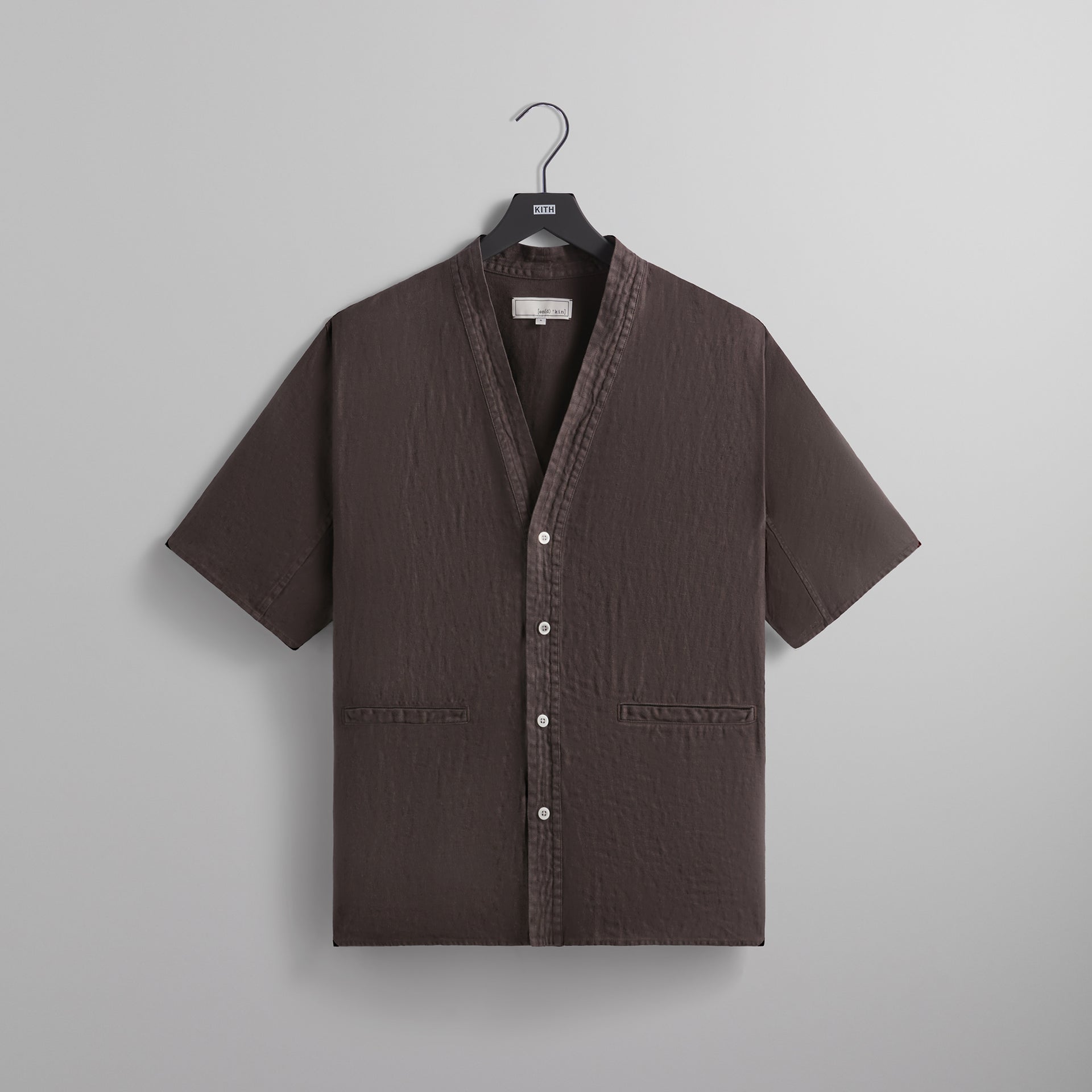 &Kin Herringbone Linen Ezra Gi - Kindling