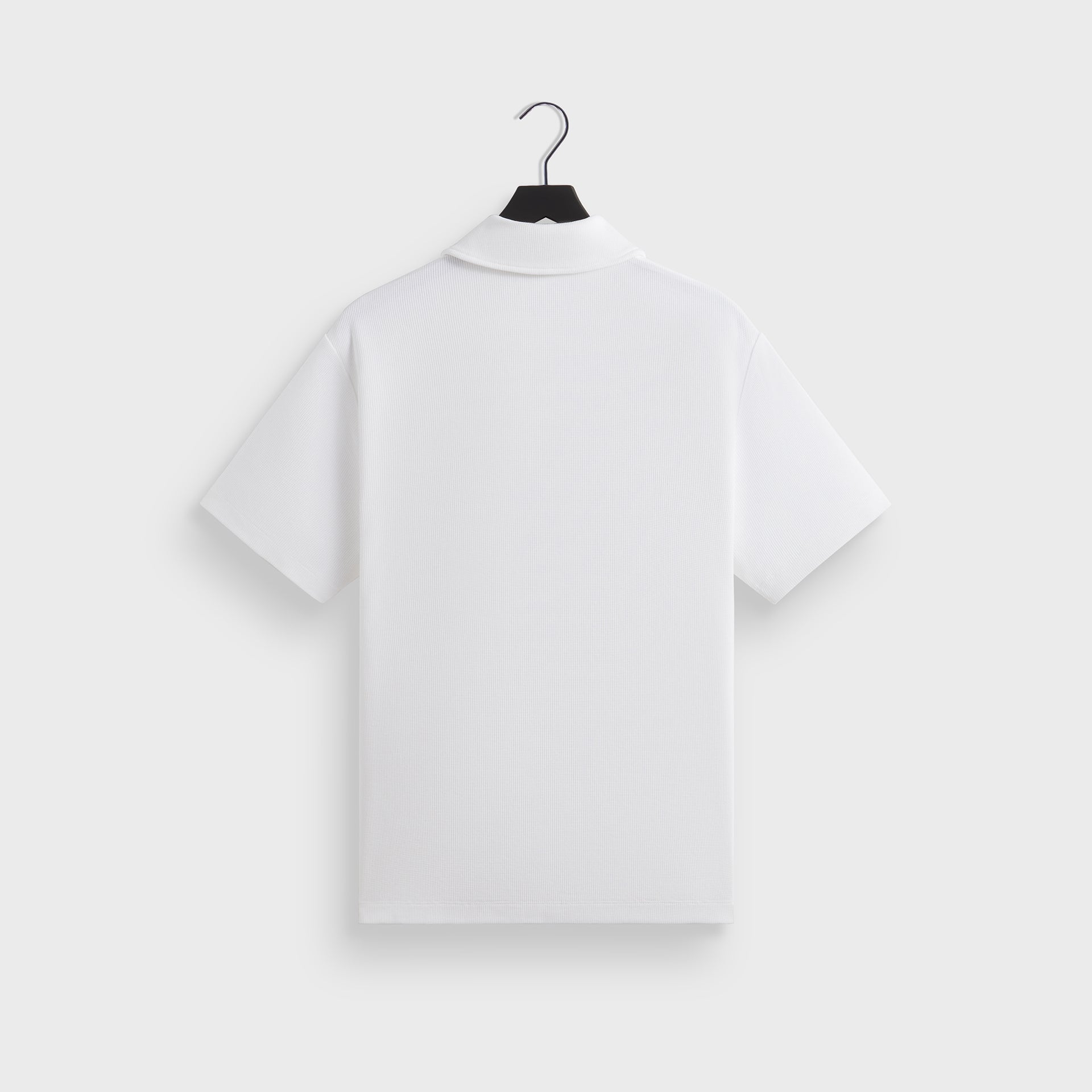 Kith Micro Waffle Drew Polo - White