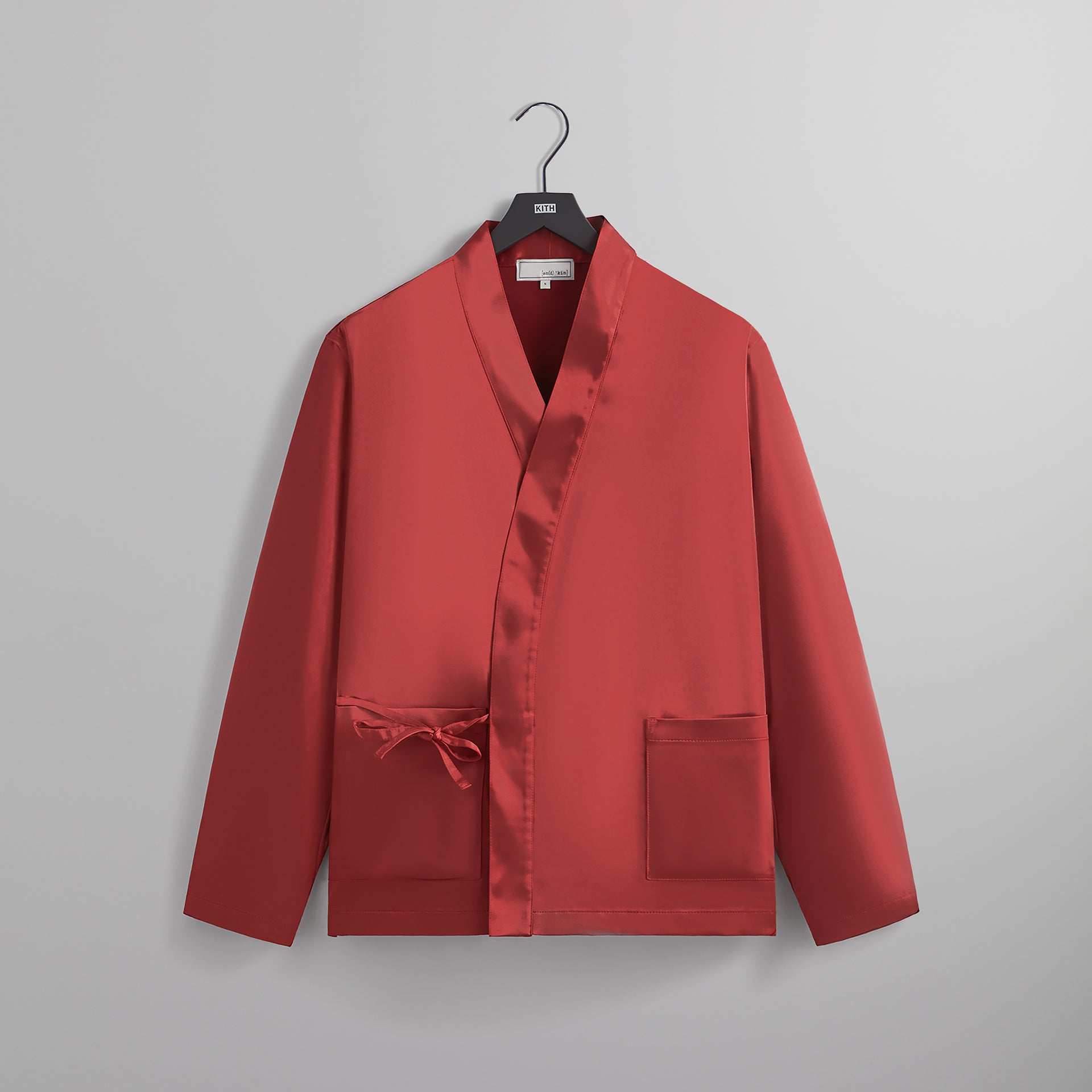 &Kin Washed Satin Karter Long Sleeve Gi - Bitters