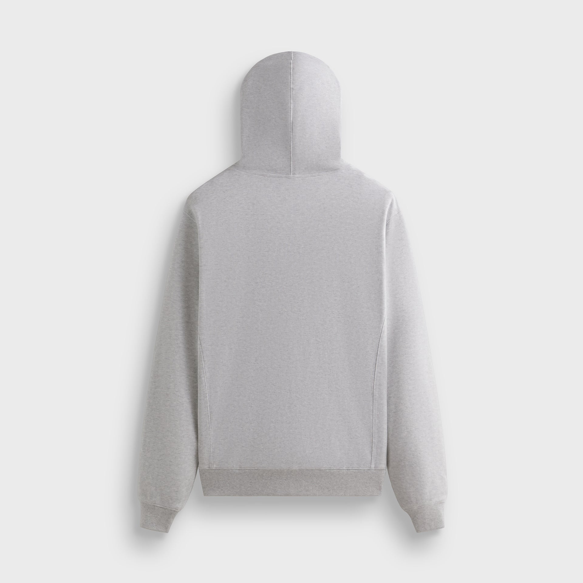 Kith Interlock Williams V Full Zip Hoodie - Light Heather Grey