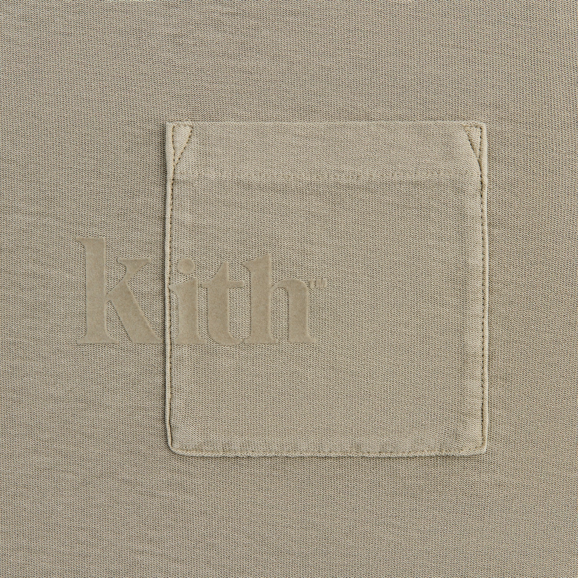Kith Long Sleeve Quinn Tee - Plaster