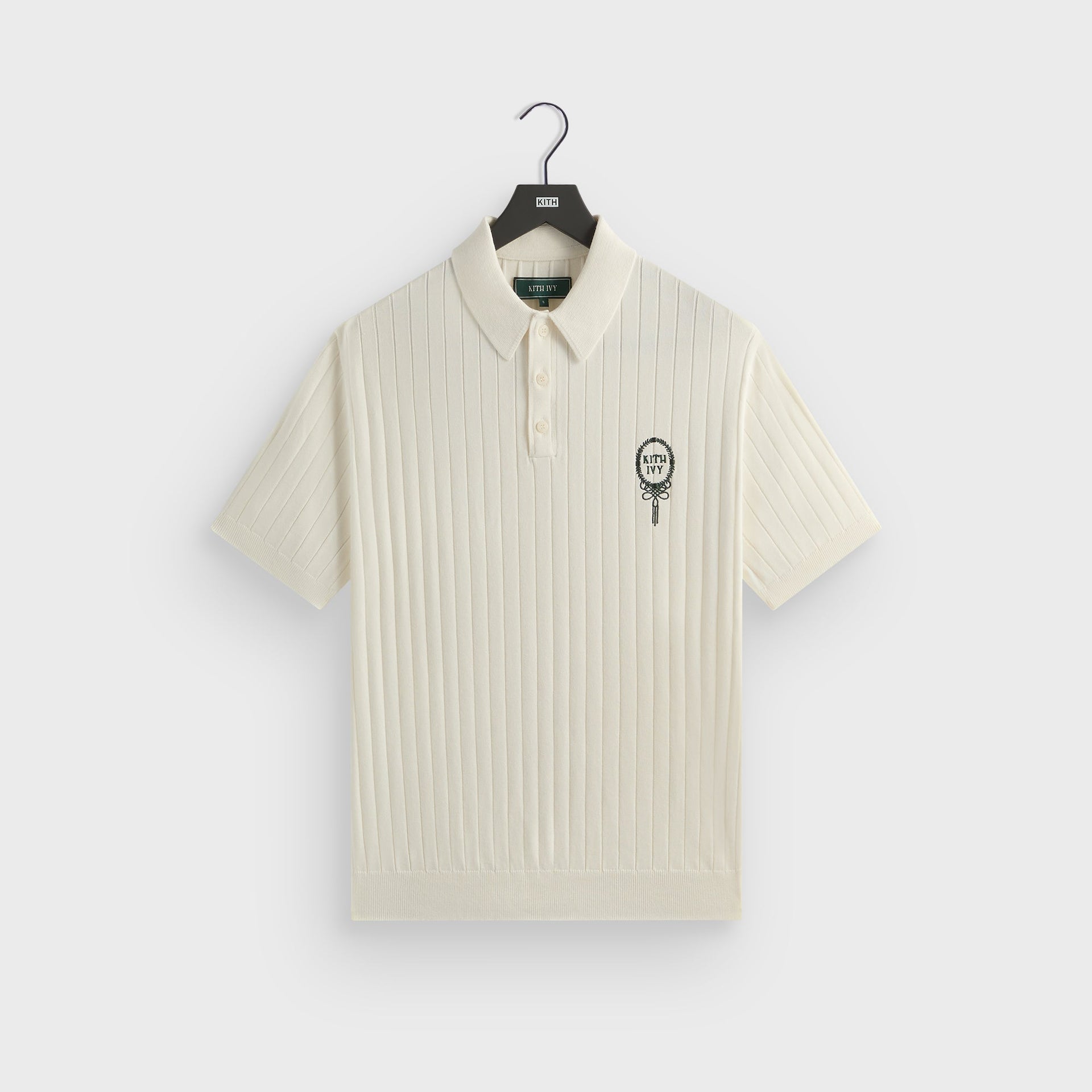 Kith Ivy Knit Tilden Polo - Sandrift