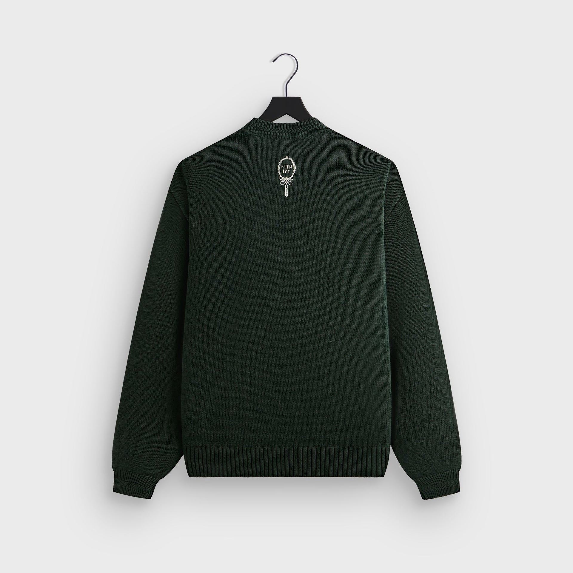 Kith Ivy Emblem Crewneck Sweater - Ivy Green