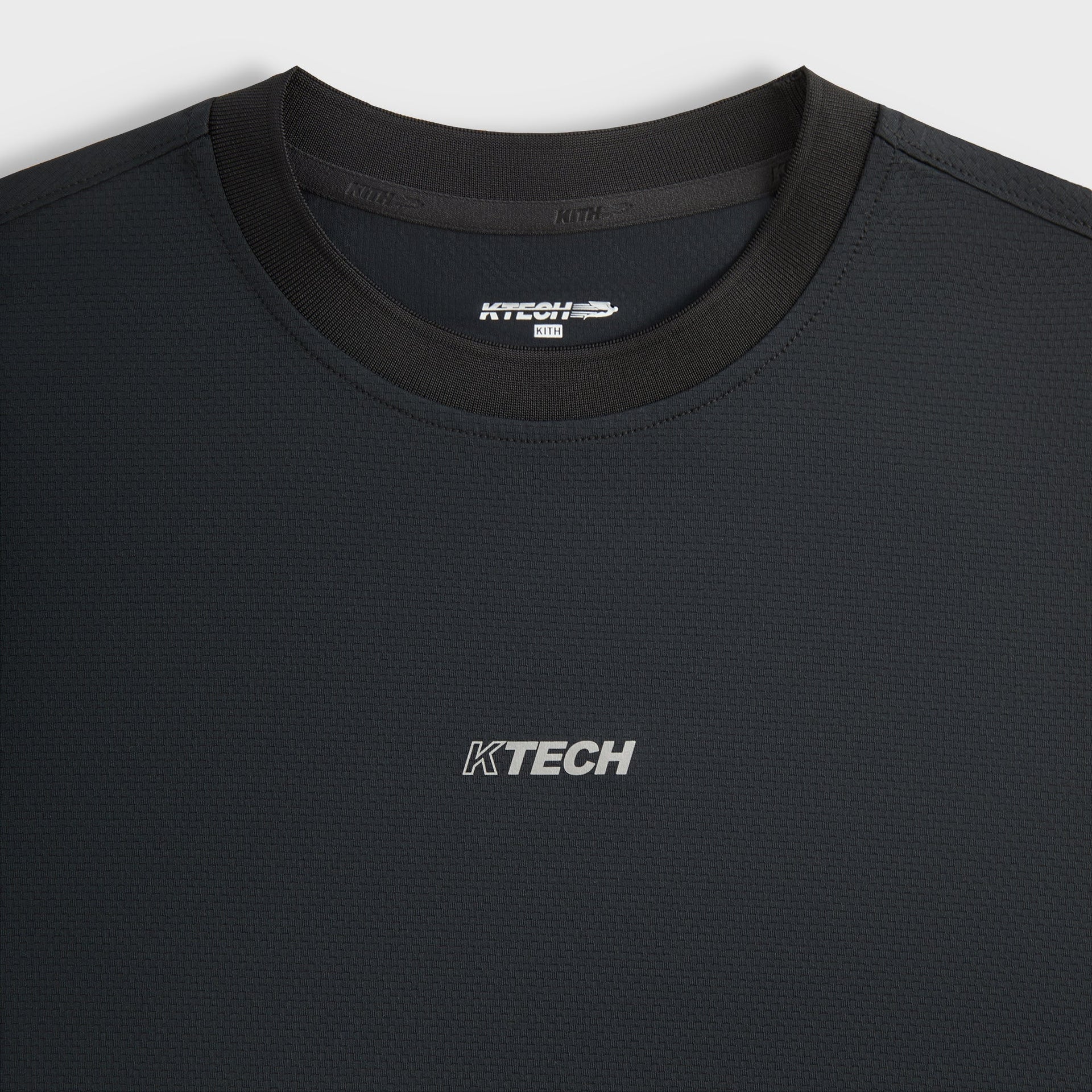 Kith Honeycomb Tech Heathrow Long Sleeve Tee - Black